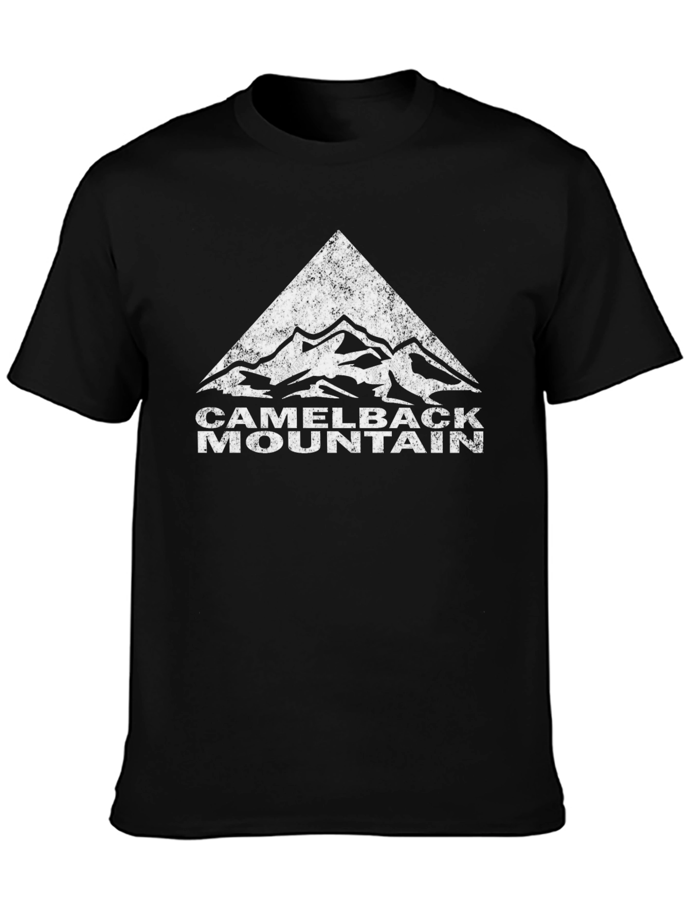 Black Camelback Mountain Graphic Tee - Vintage Style view 3