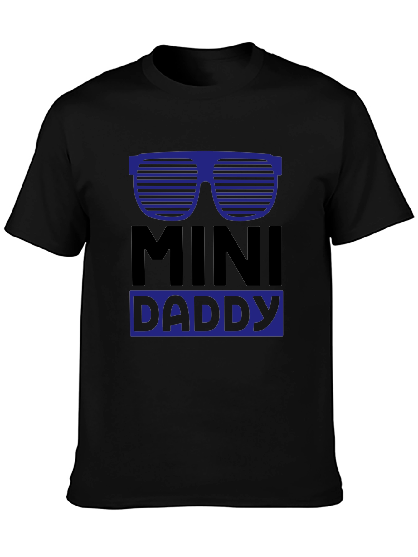 Black Mini Daddy T-Shirt, Funny Father's Day Gift view 3