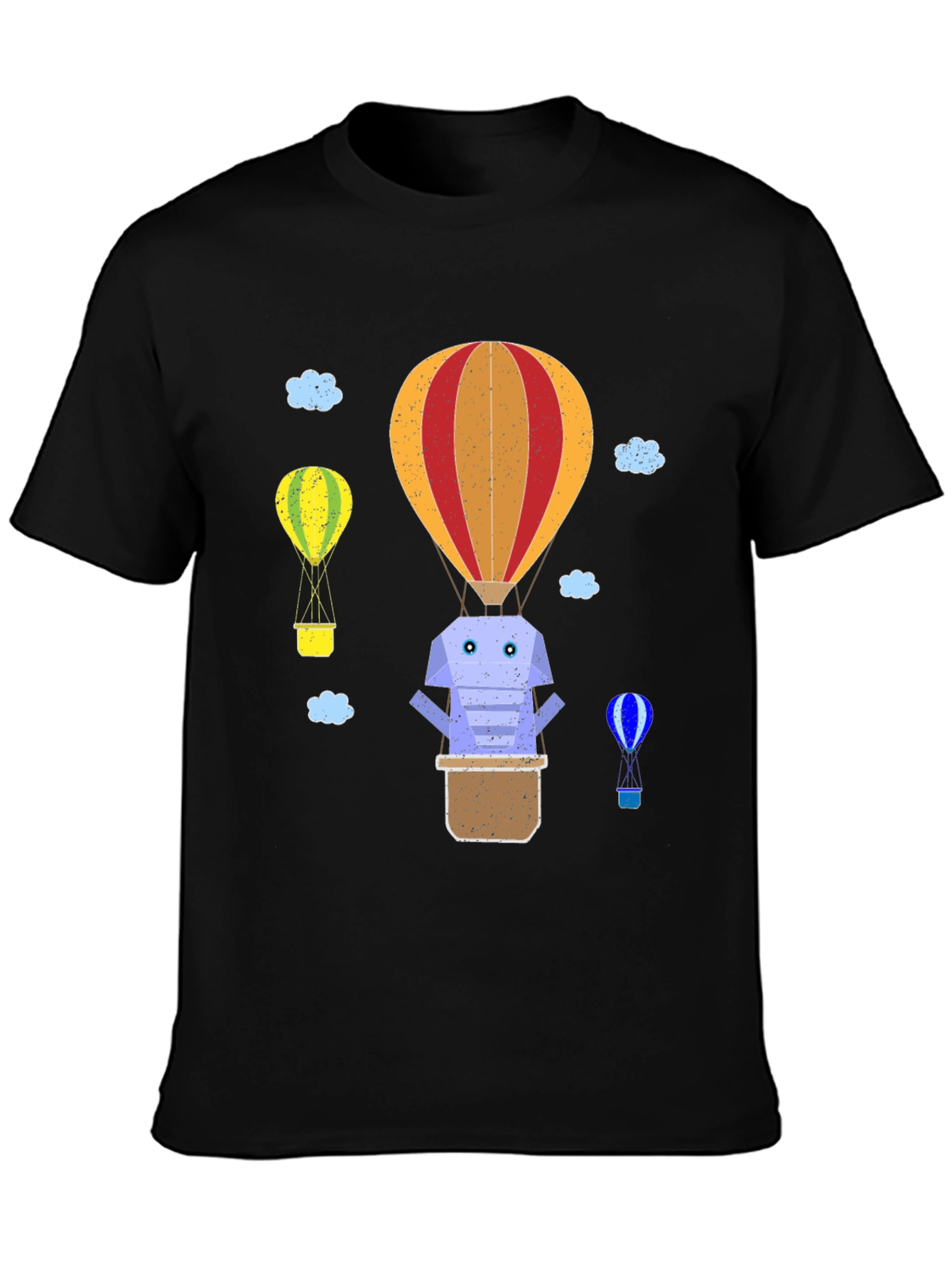 Black Novelty Balloon Graphic T-Shirt view 3