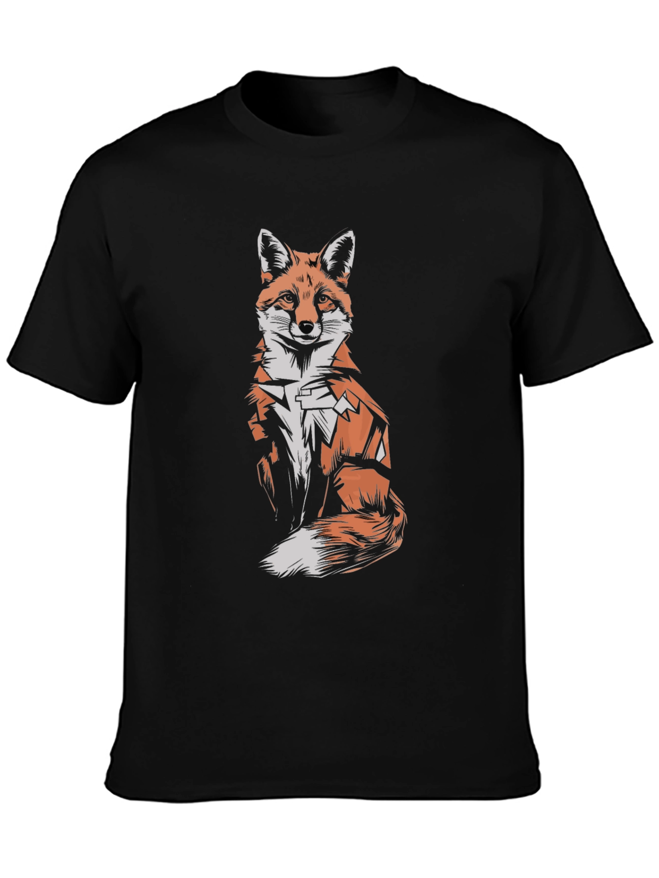 Black Fox Graphic Tee - Men's Short Sleeve T-Shirt view 3