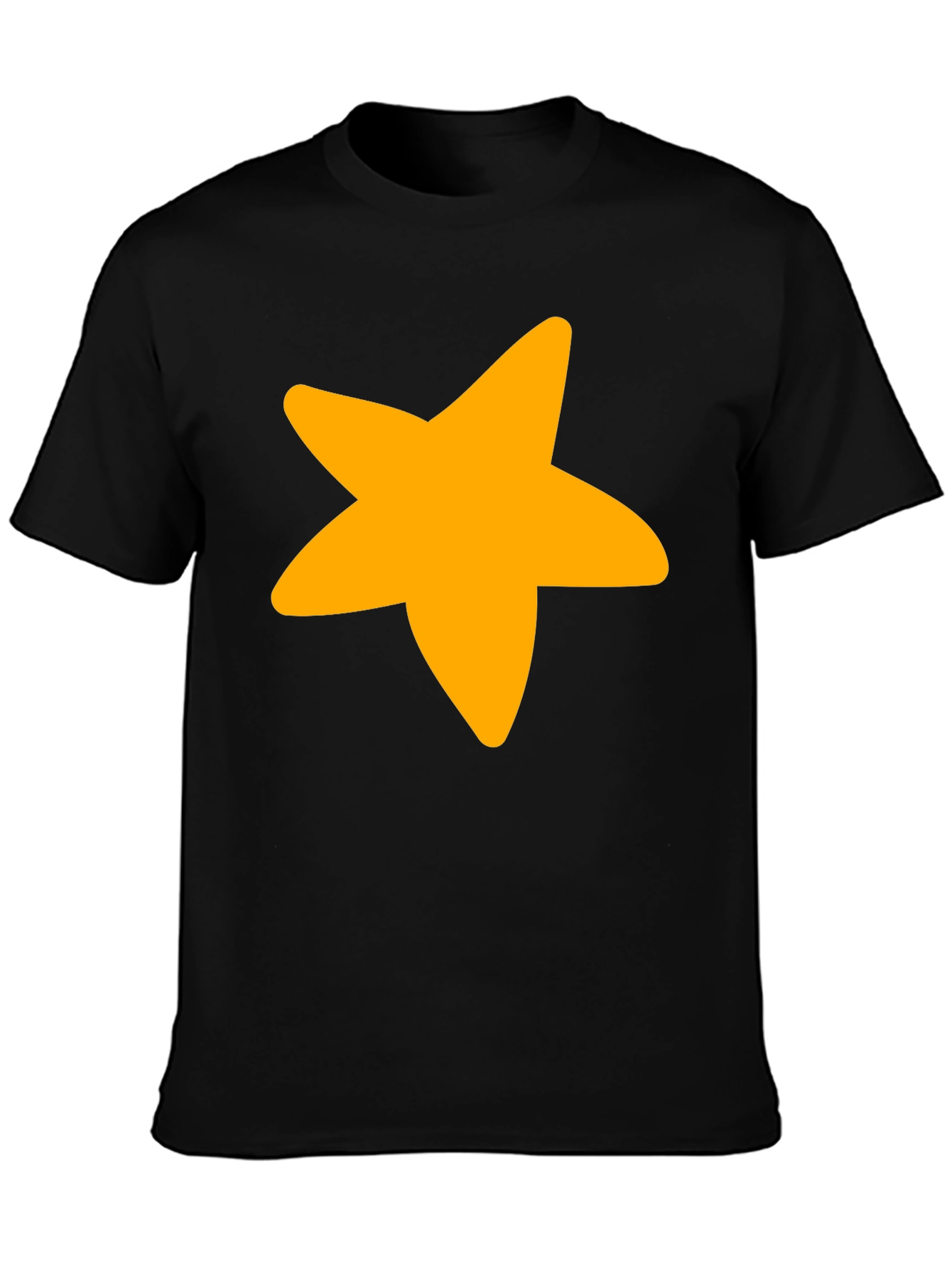 Black Star Graphic Black T-Shirt view 3