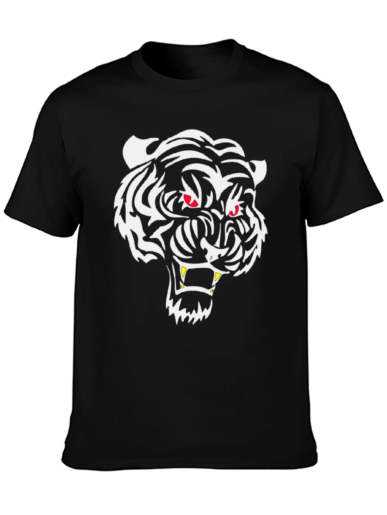 Black Black Tiger Graphic Tee - Fierce Style view 3