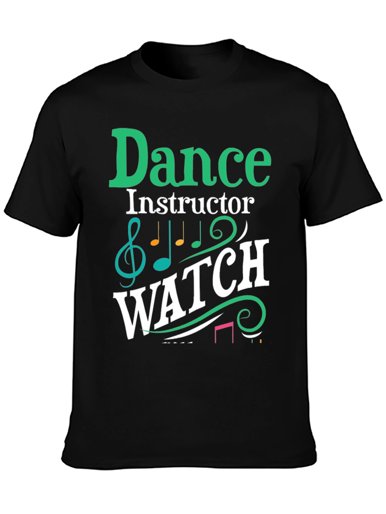 Black Dance Instructor Graphic Tee view 3