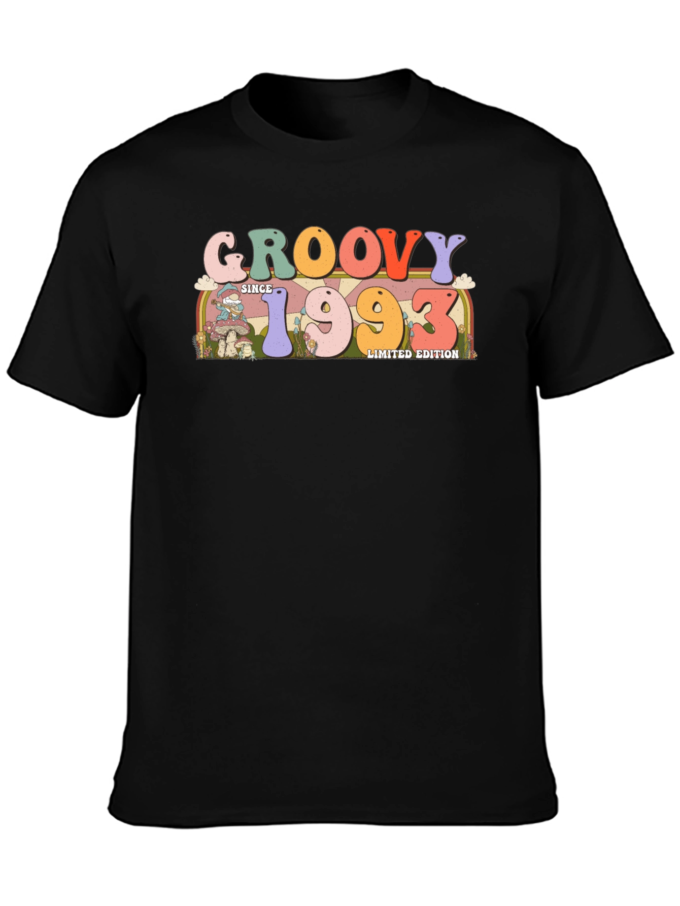 Black Groovy Since 1993 Limited Edition Black T-Shirt view 3