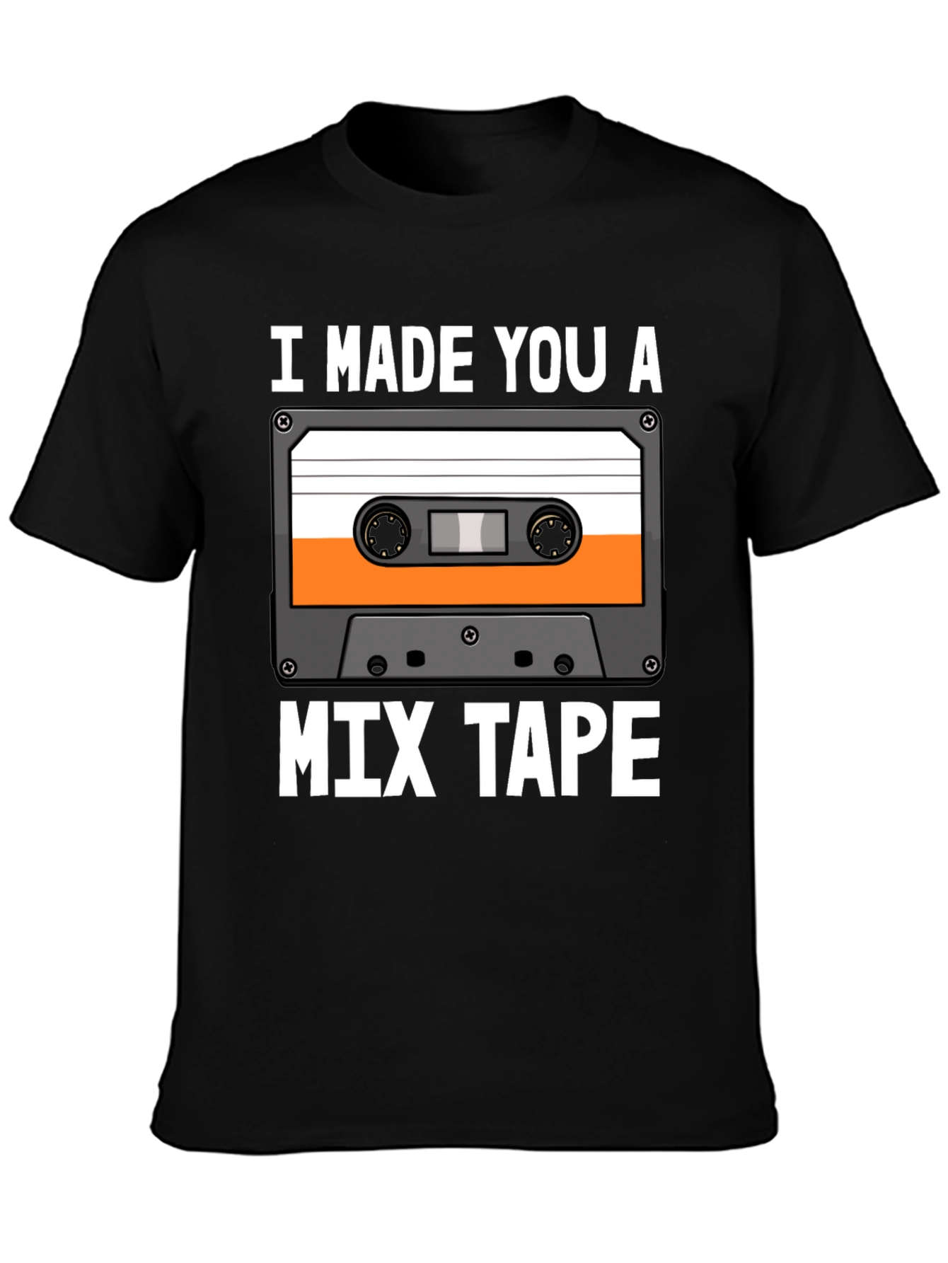 Black I Made You a Mixtape Graphic Tee view 3