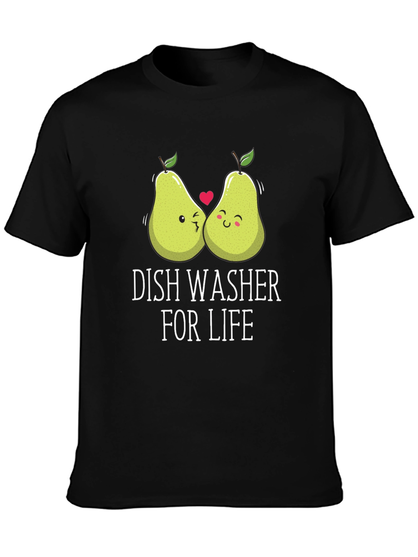 Black Dish Washer For Life T-Shirt view 3
