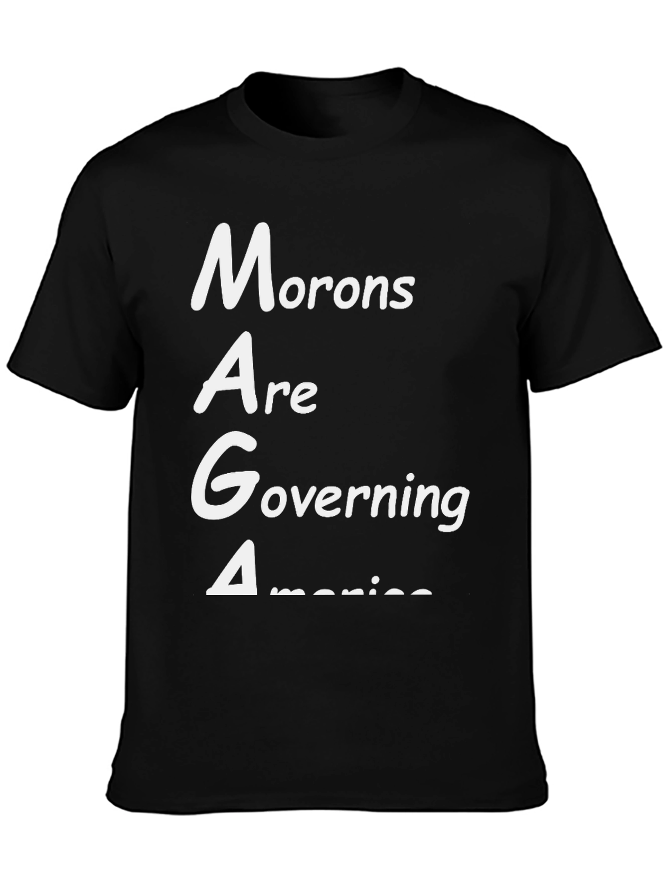 Black Morons Are Governing America MAGA T-Shirt view 3