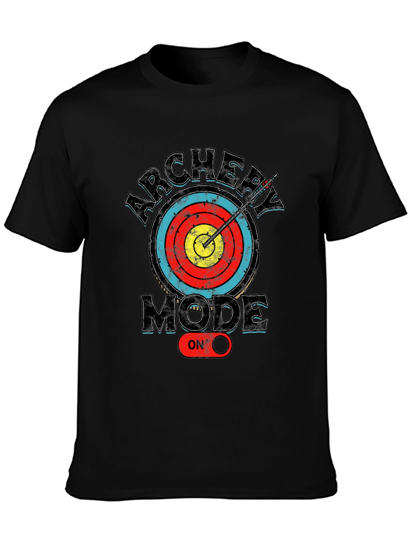 Black Archery Mode On T-Shirt view 3