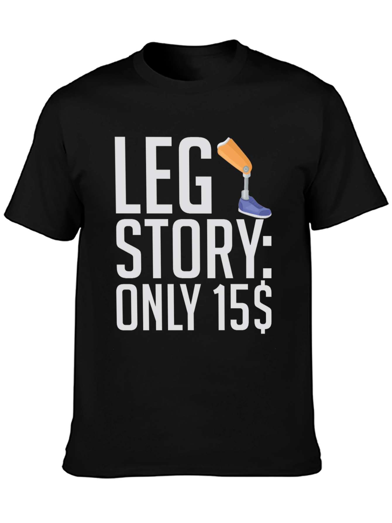 Black Leg Story T-Shirt - Only 15$ view 3