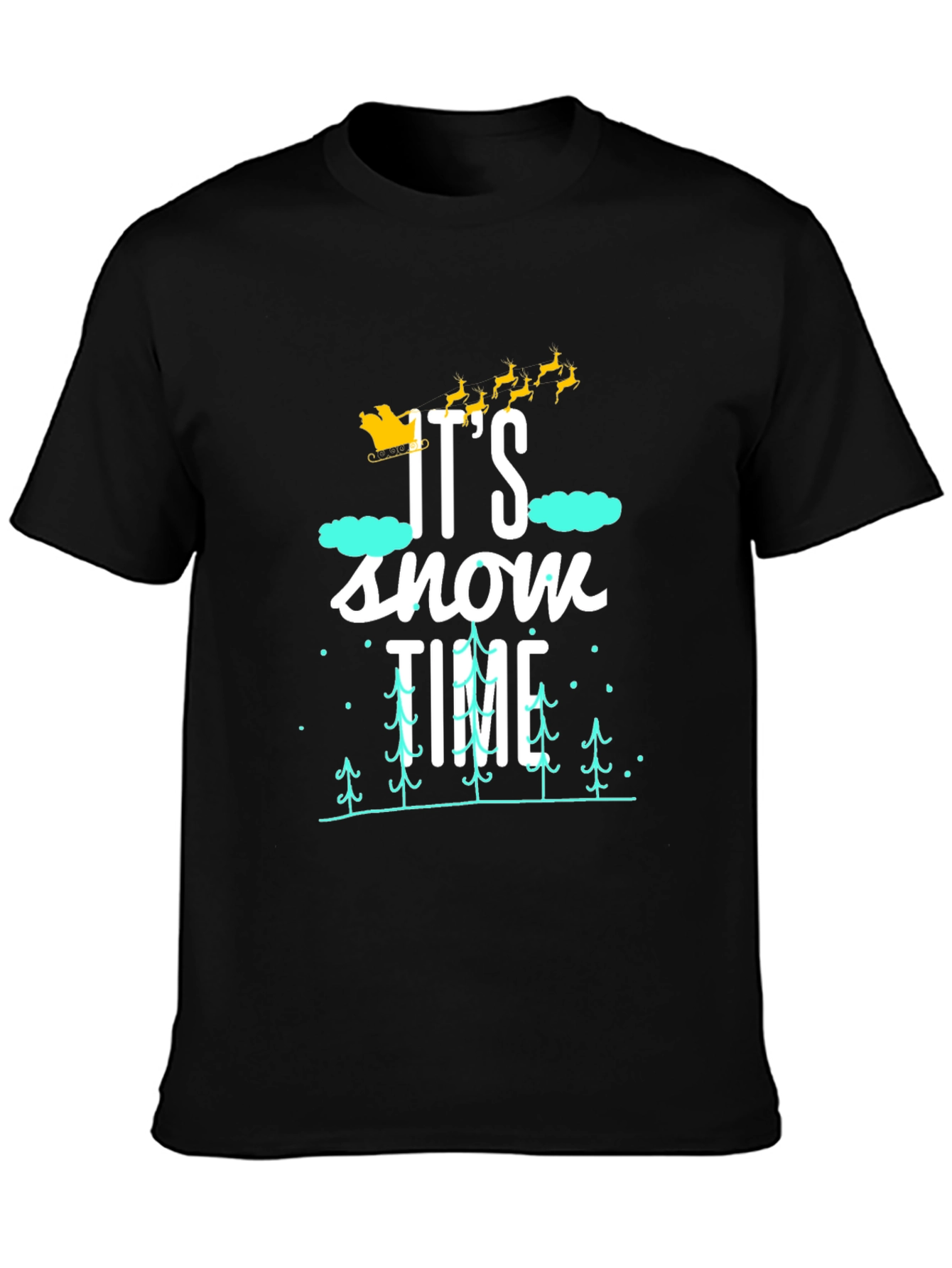 It's Snow Time Graphic Tee - 3