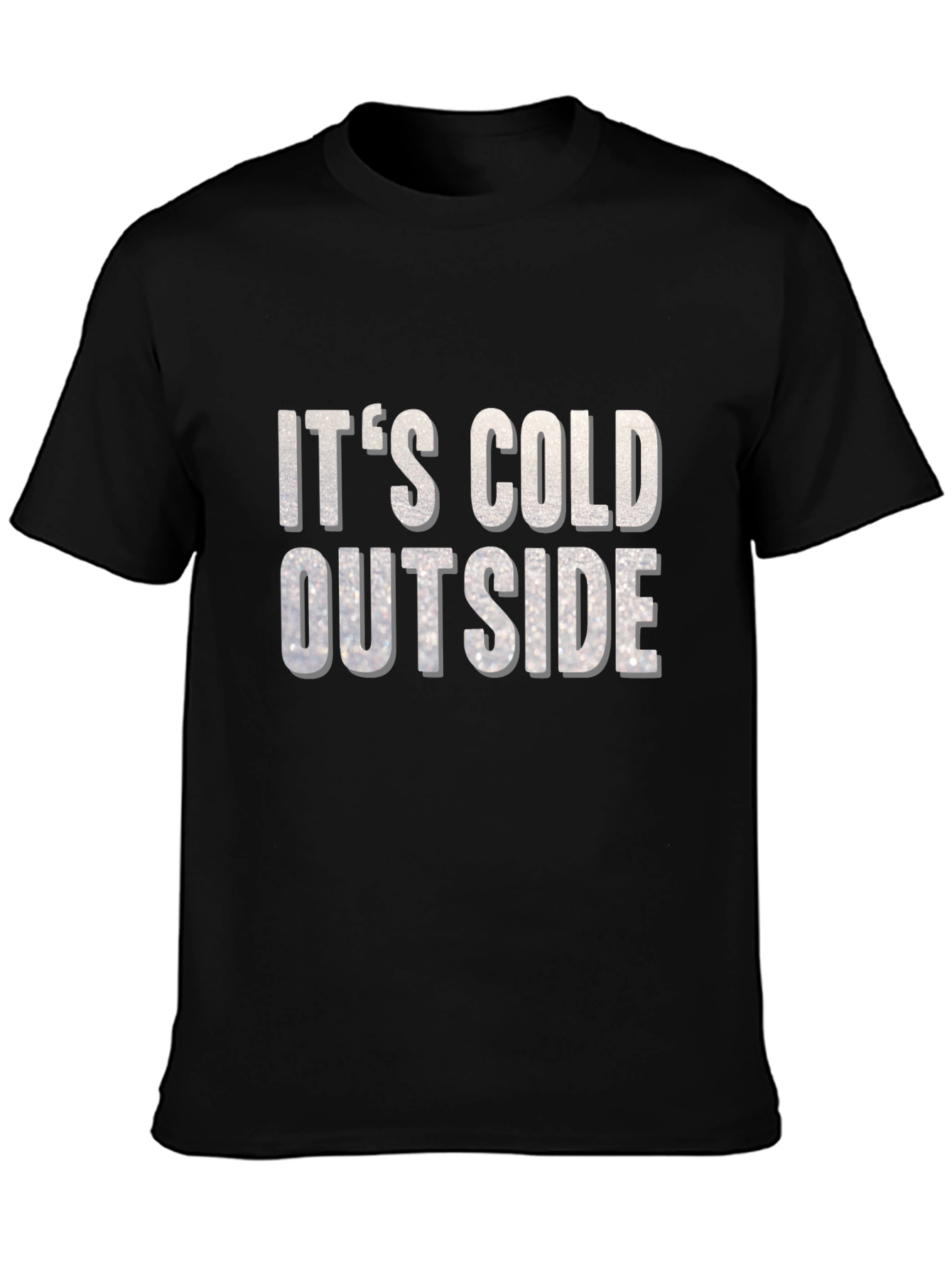 Black It's Cold Outside Graphic Tee view 3
