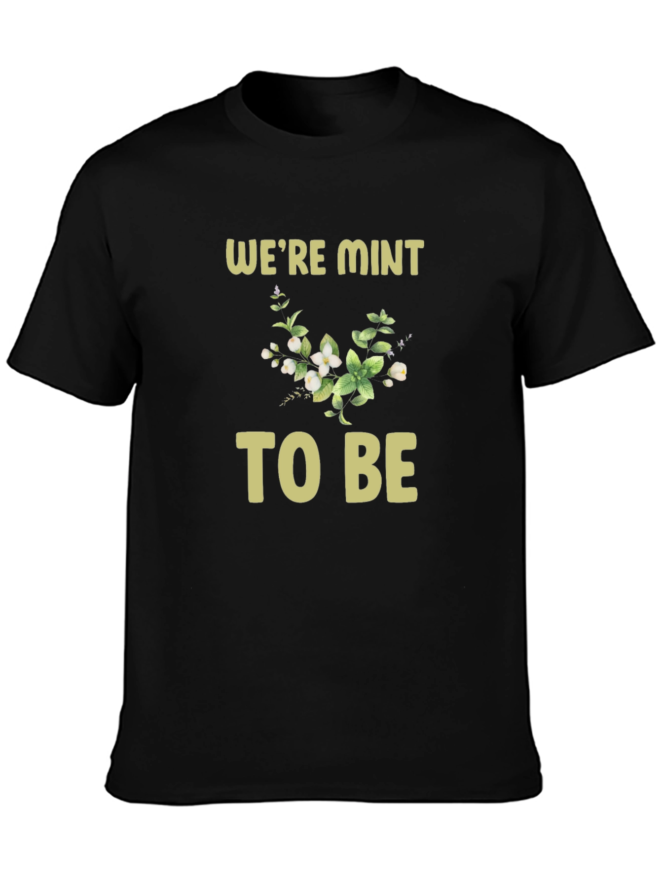 Black We're Mint to Be Graphic Tee view 3