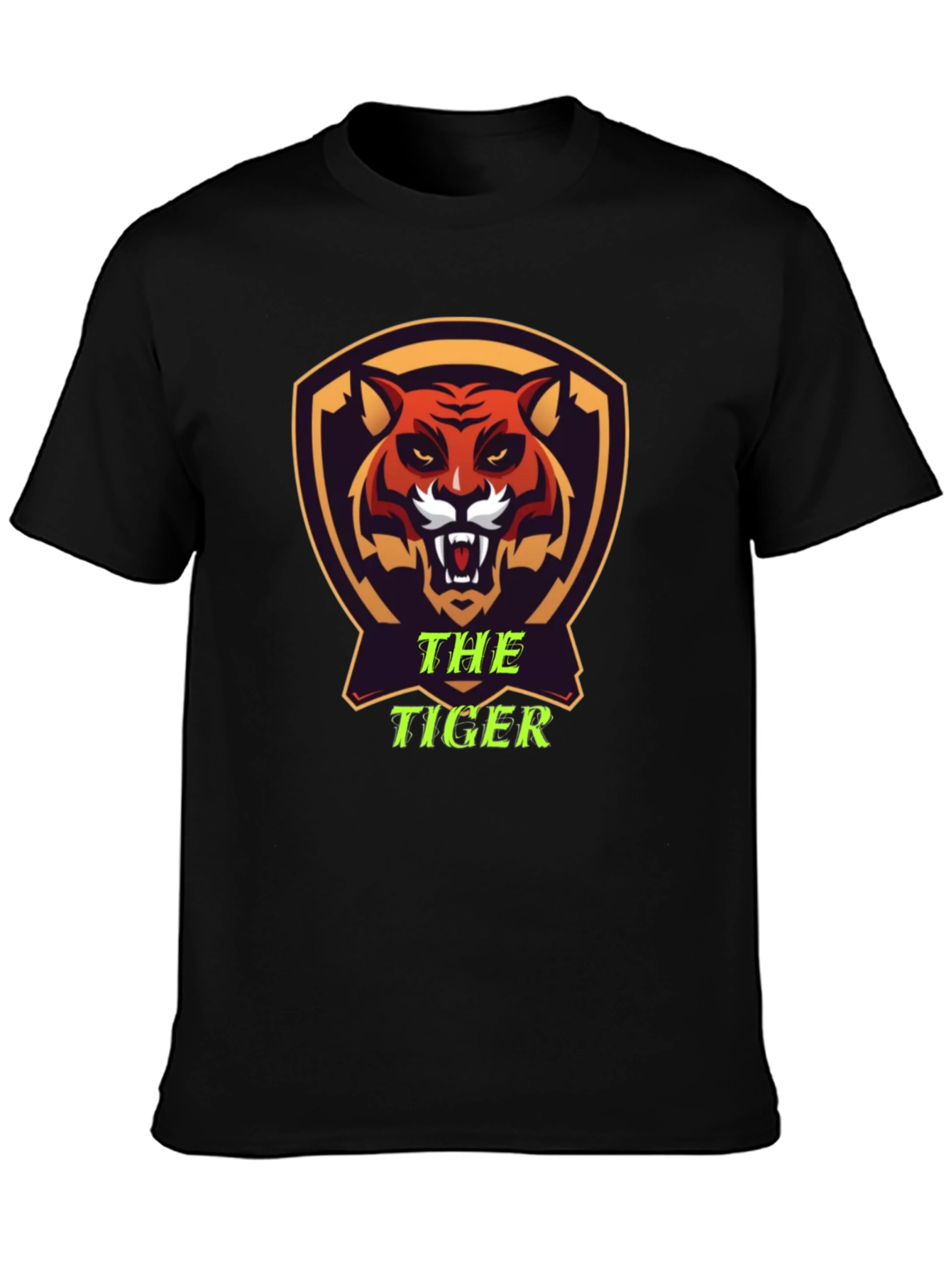 Black The Tiger Graphic Tee - Bold & Stylish view 3