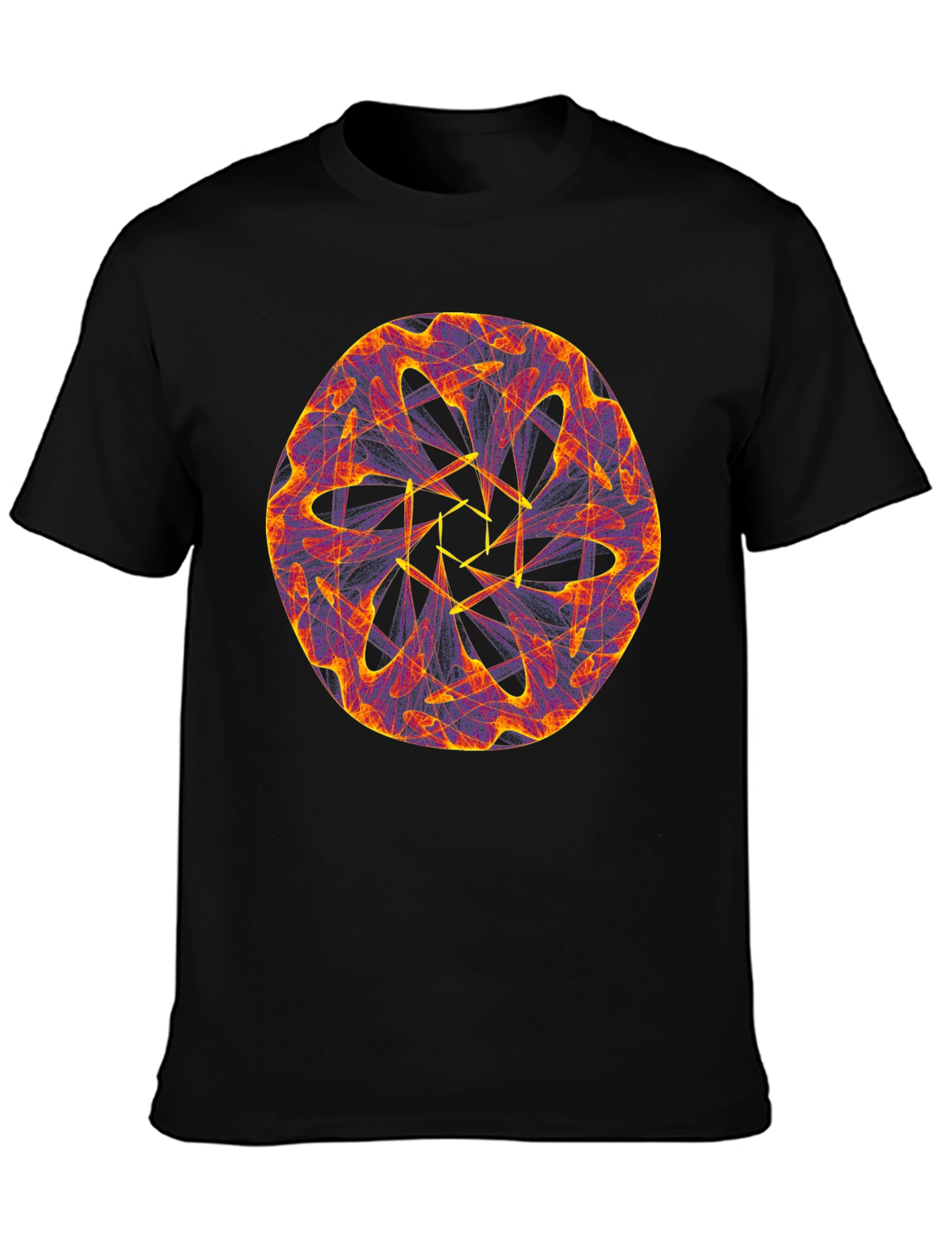 Fractal Art Graphic Tee - Stylish Men's Shirt - 3