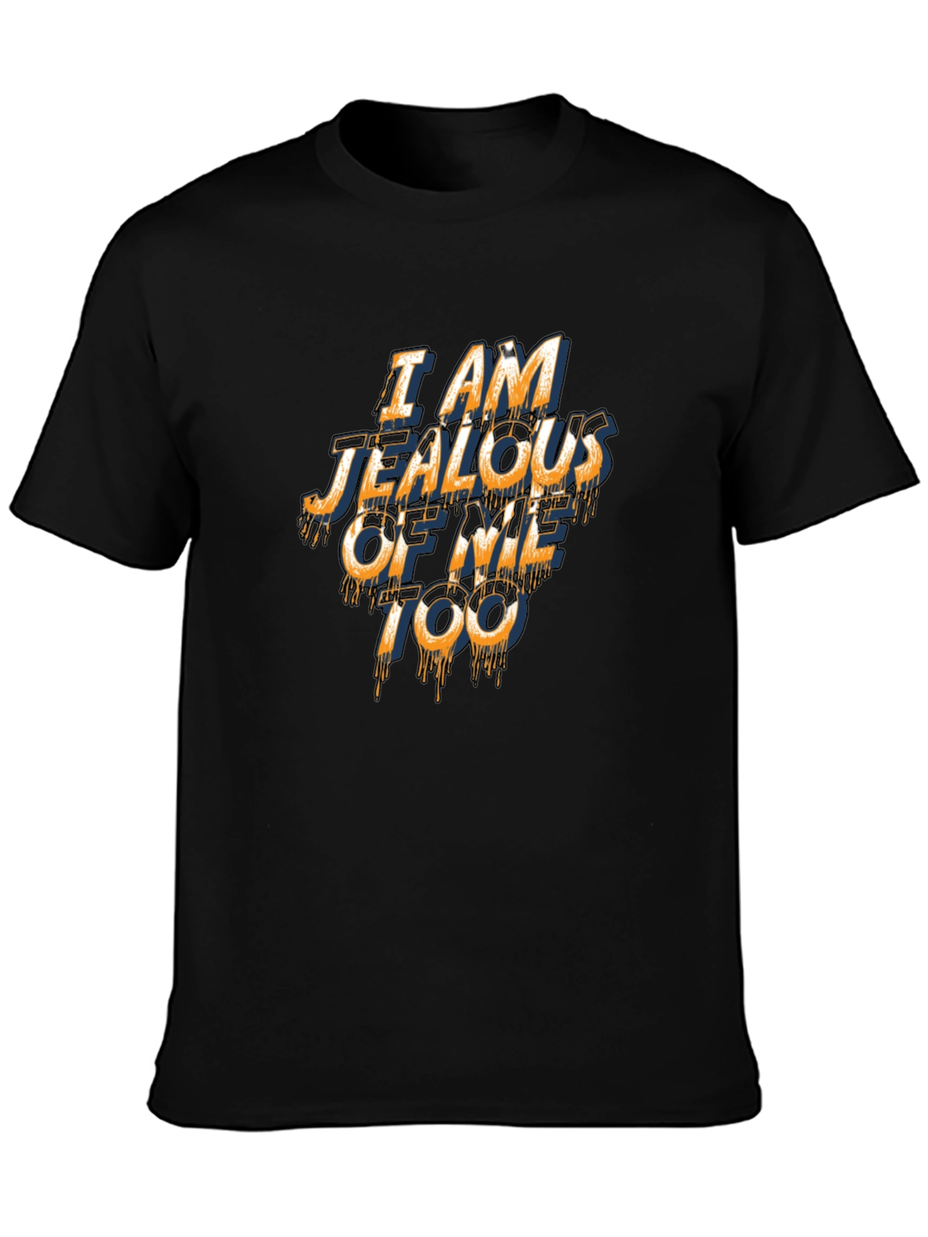 Black I Am Jealous of Me Too Graphic Tee view 3