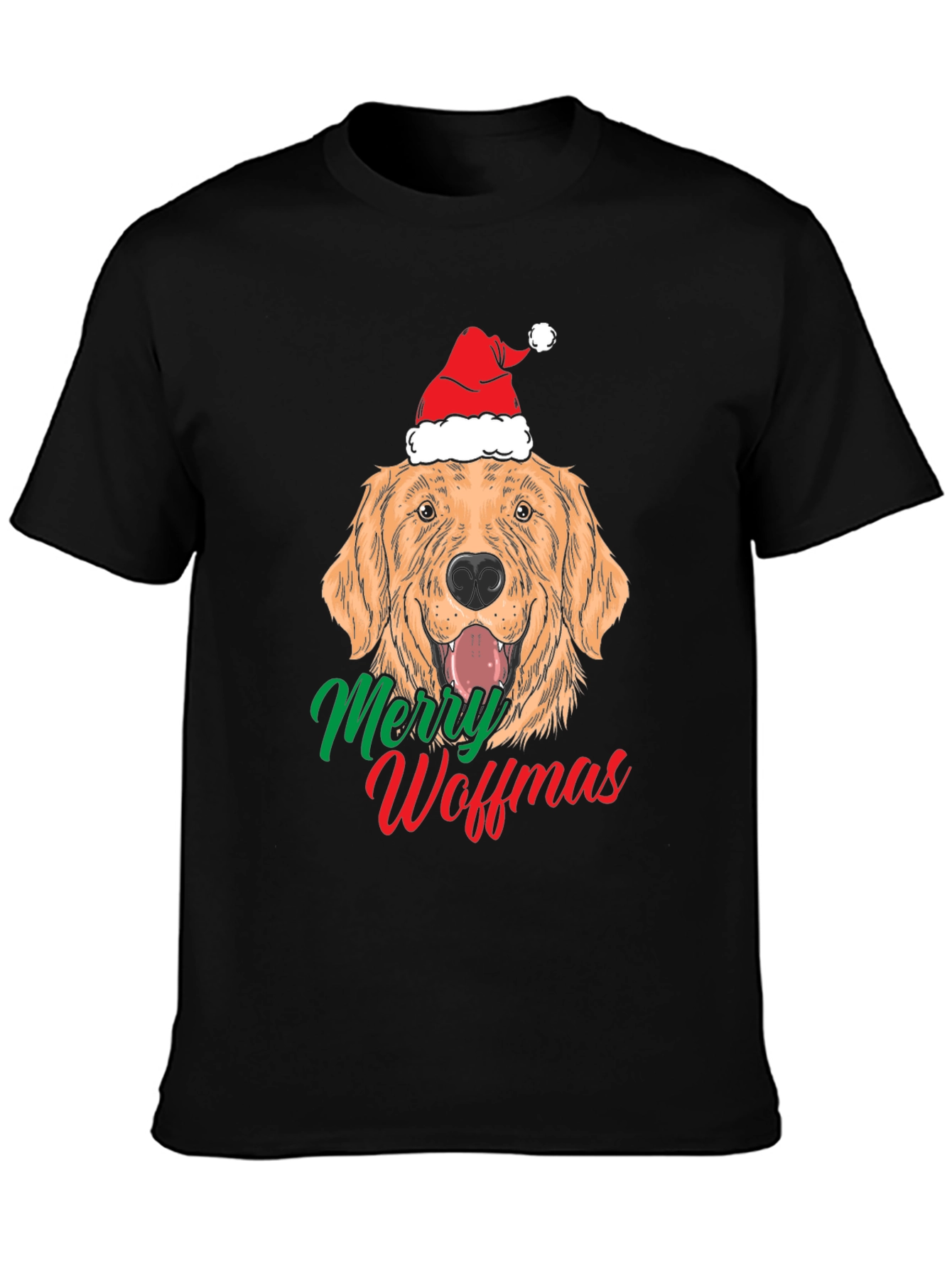 Merry Woffmas Dog Christmas T-Shirt - 3