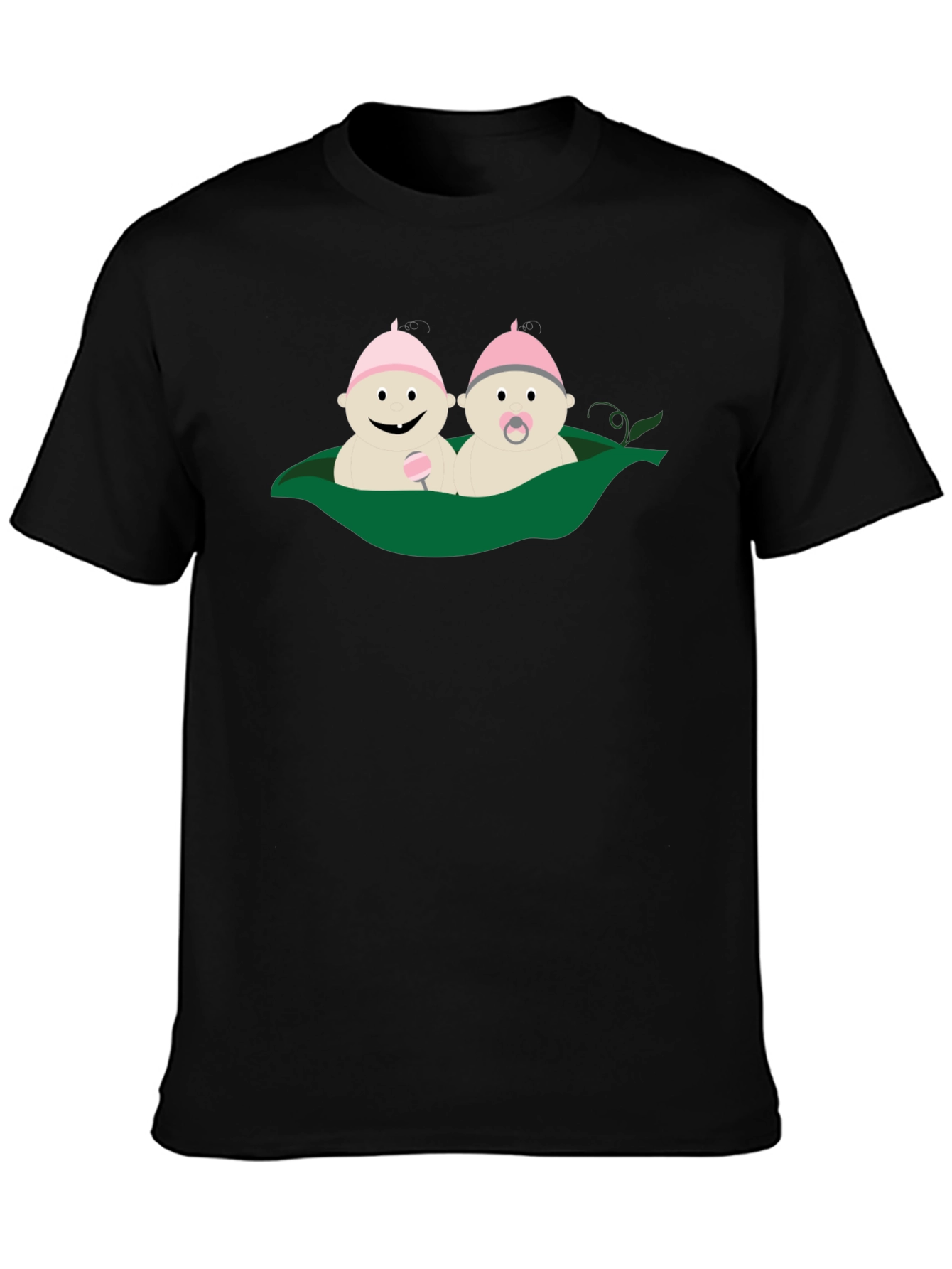 Black Two Peas in a Pod Graphic Tee view 3
