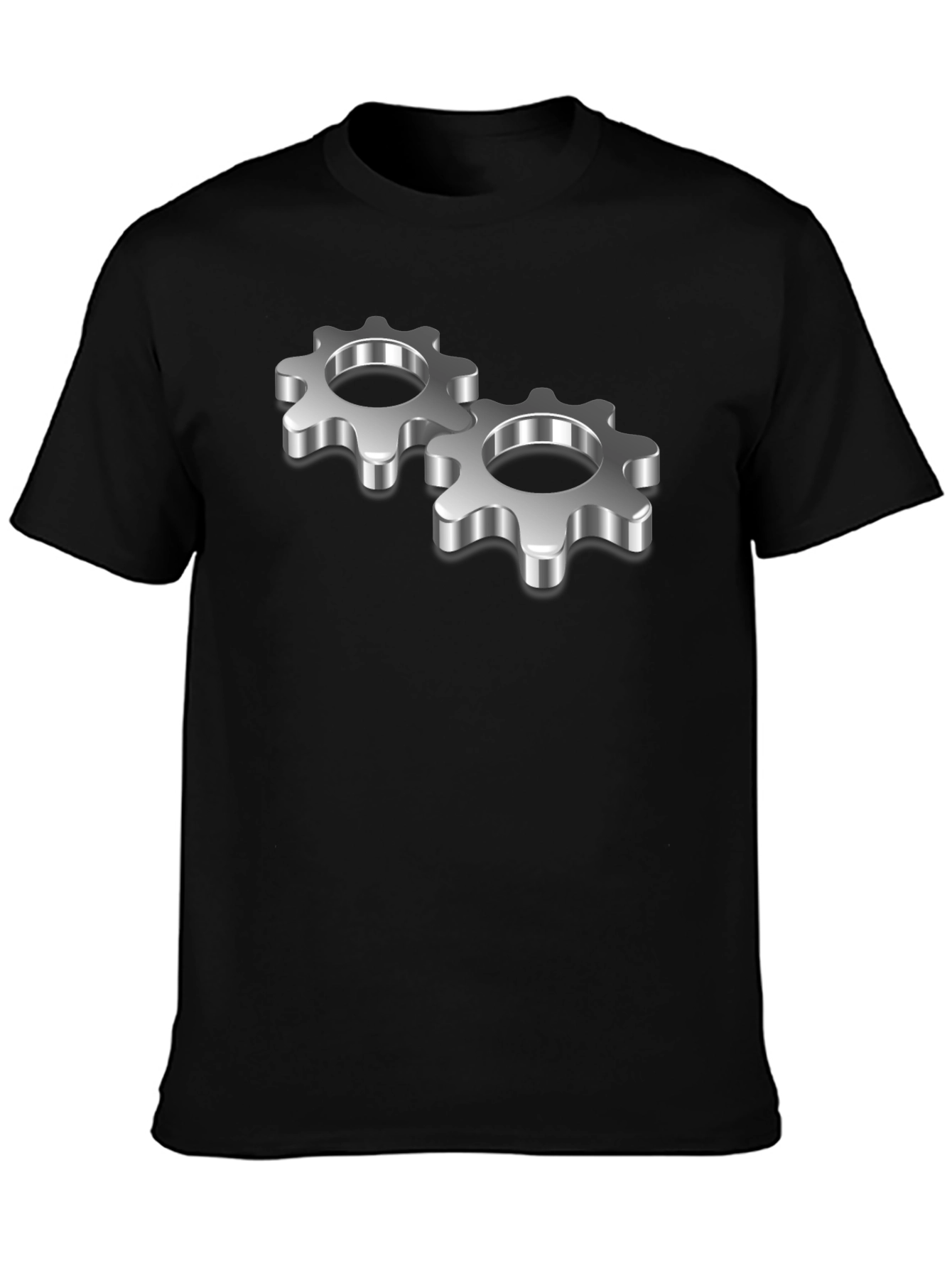 Black Gear Up Black T-Shirt view 3