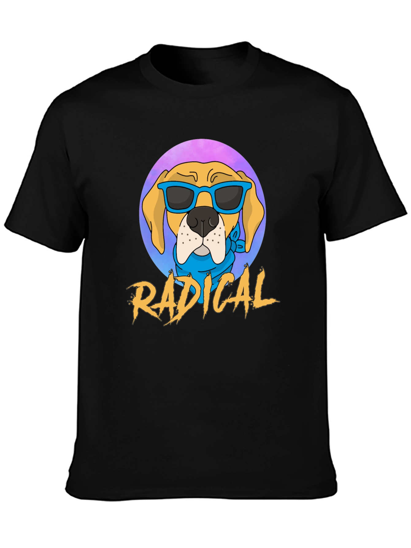 Radical Dog Graphic Tee - Cool Canine Vibes! - 3
