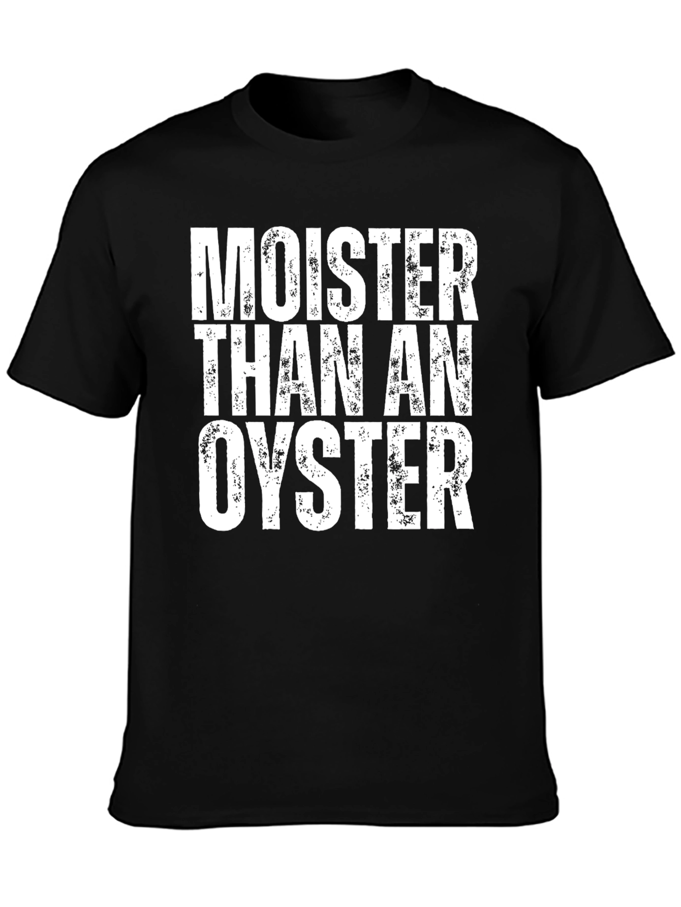 Black Moister Than An Oyster Graphic Tee - Black view 3