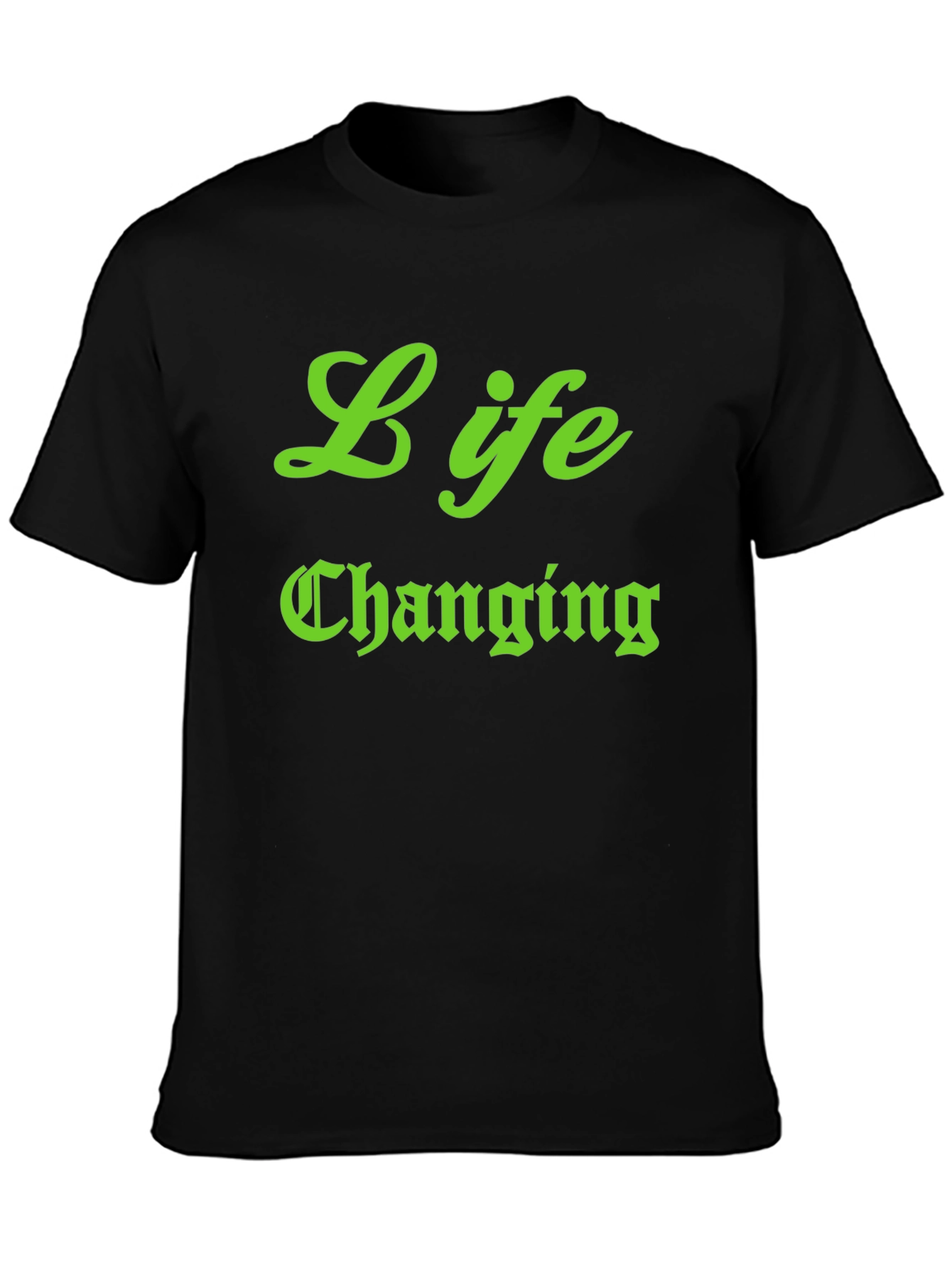 Black Life Changing Black Graphic Tee view 3