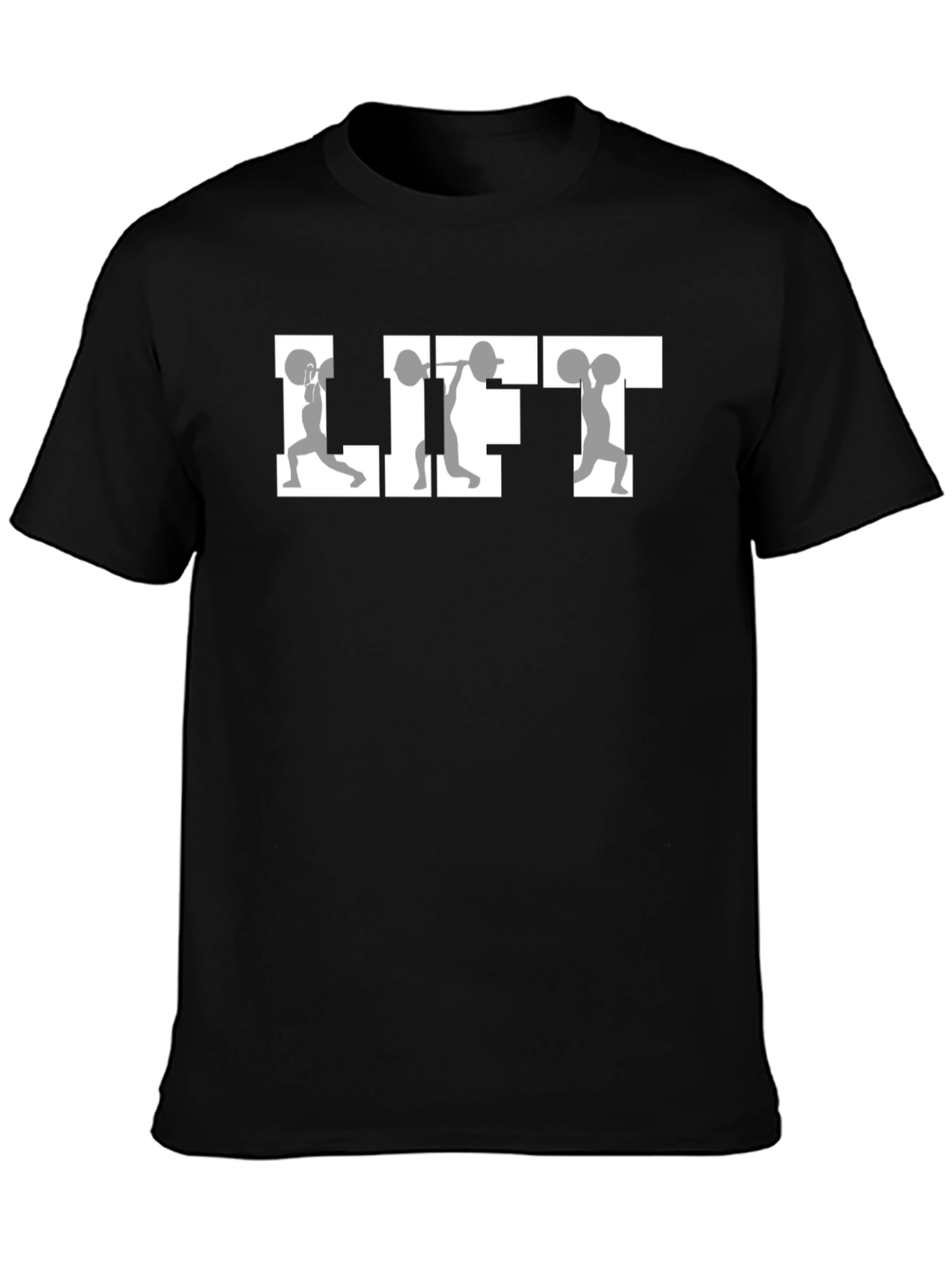 Black Weightlifting LIFT Graphic T-Shirt view 3