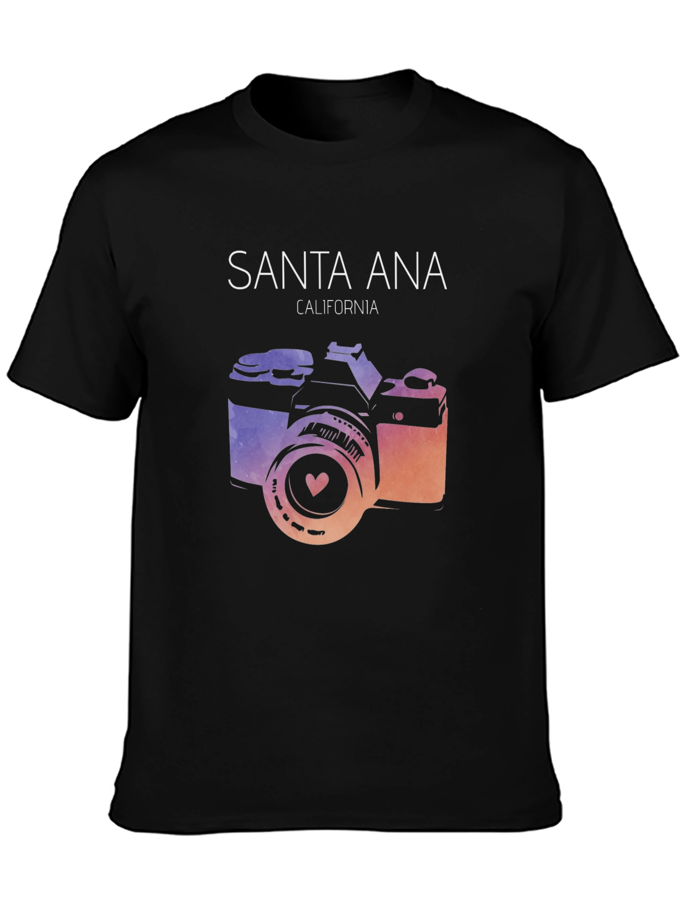 Santa Ana California Camera Graphic Tee - 3