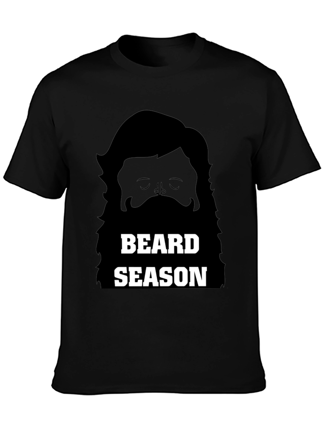 Black Beard Season Graphic Tee - Soft Cotton Unisex Shirt view 3