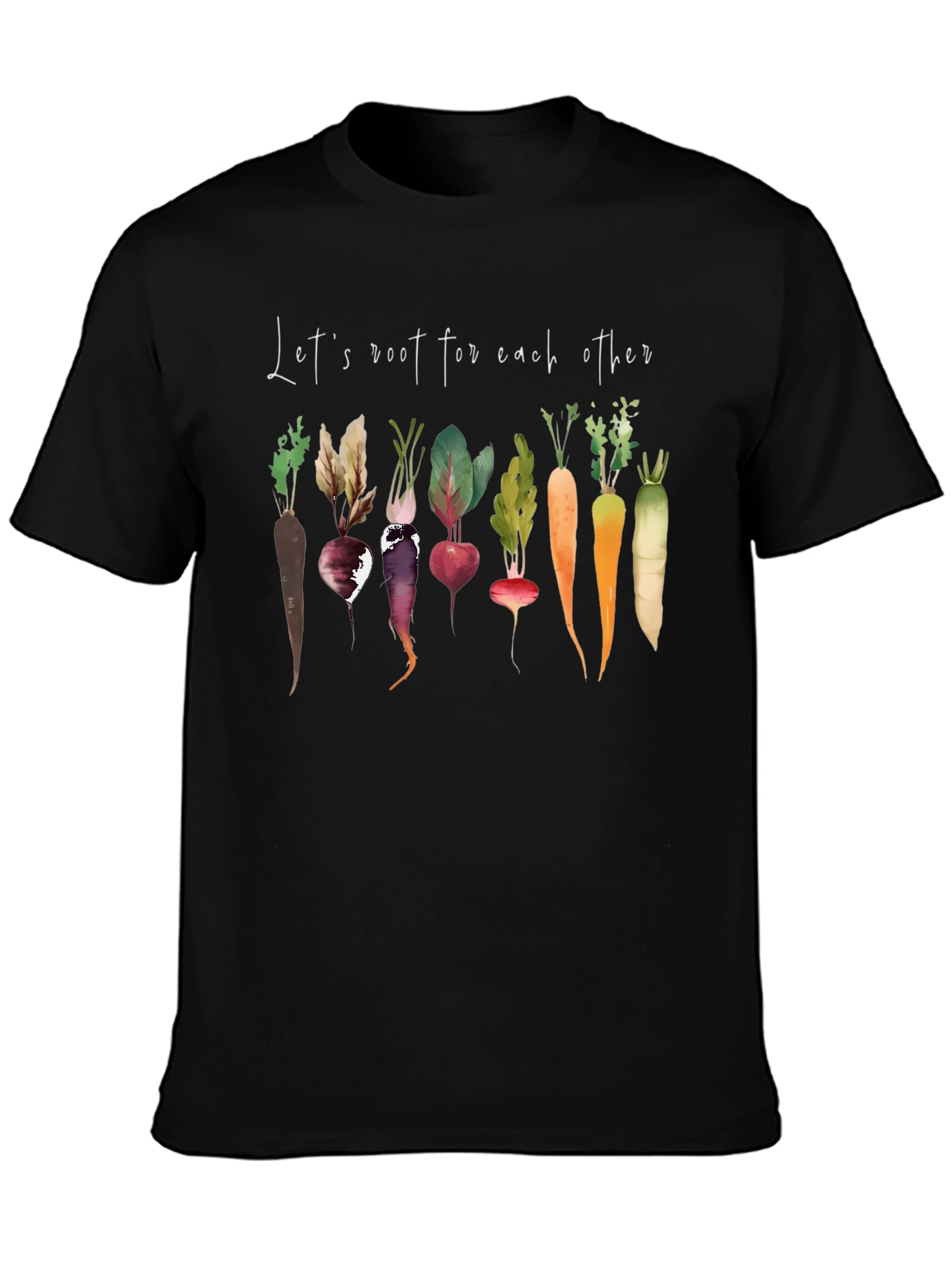 Black Root for Each Other Graphic Tee view 3