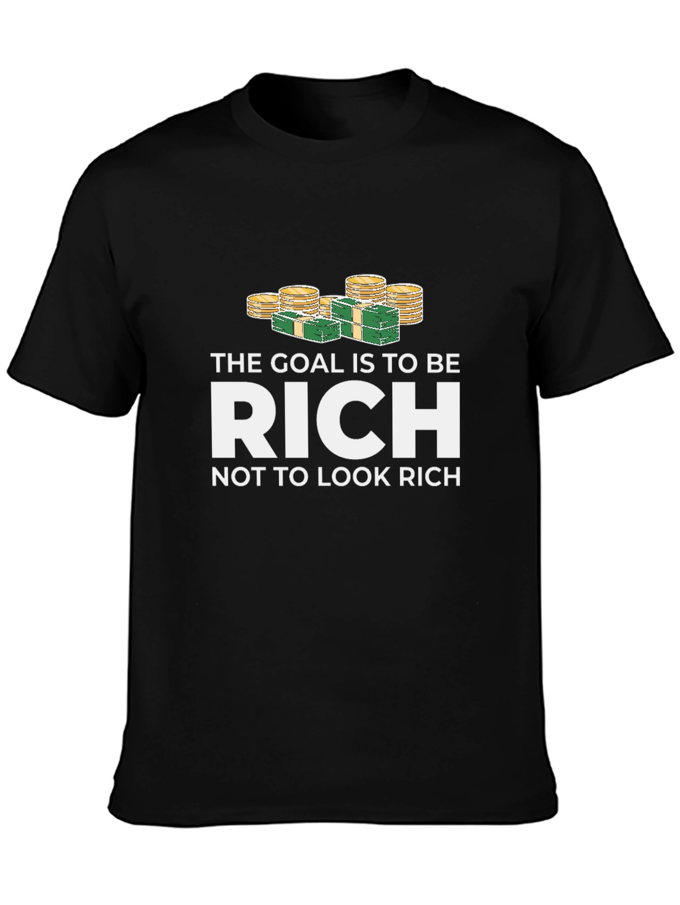 Black Be Rich T-Shirt view 3