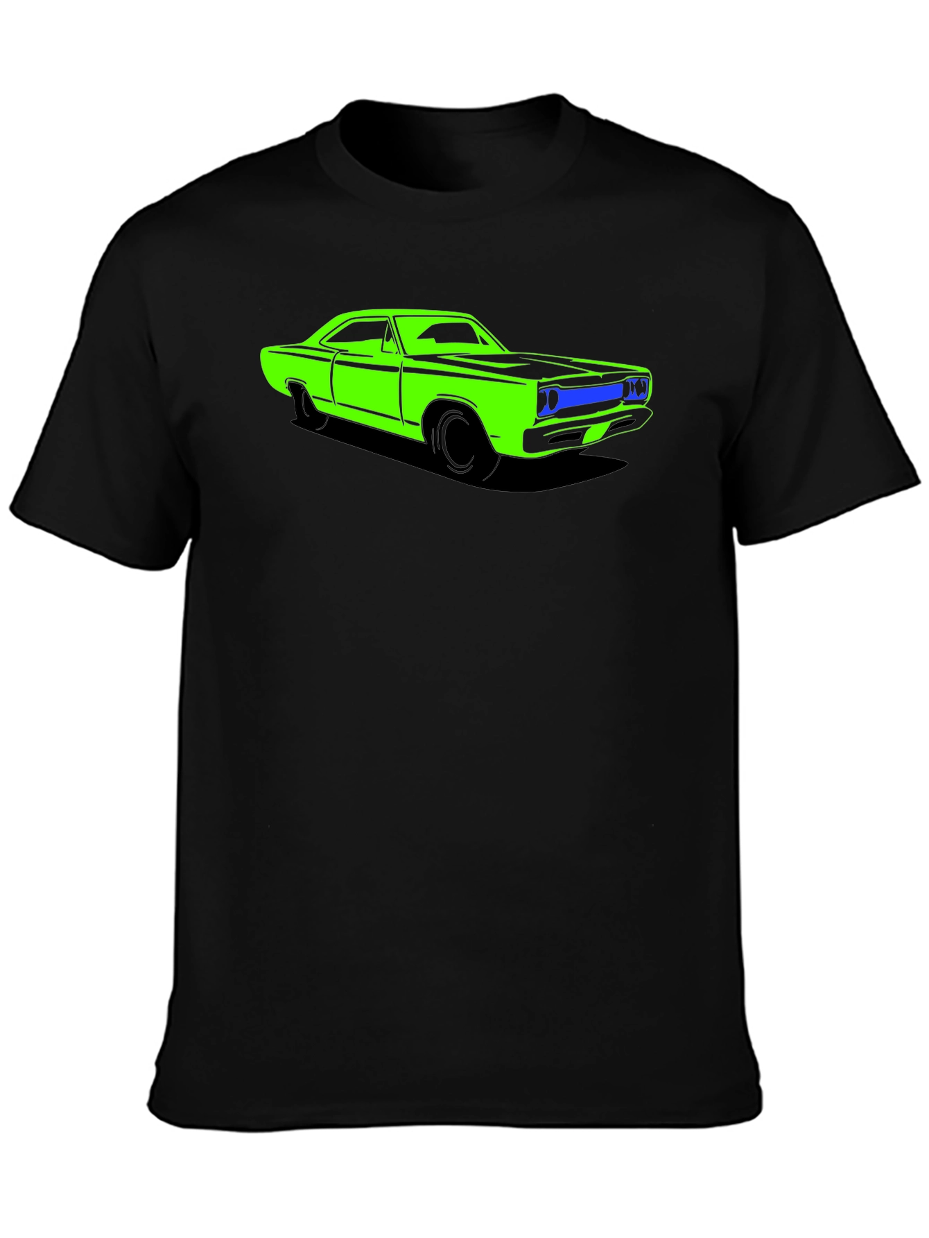 Black Classic Car Graphic T-Shirt - Cool Automotive Design view 3