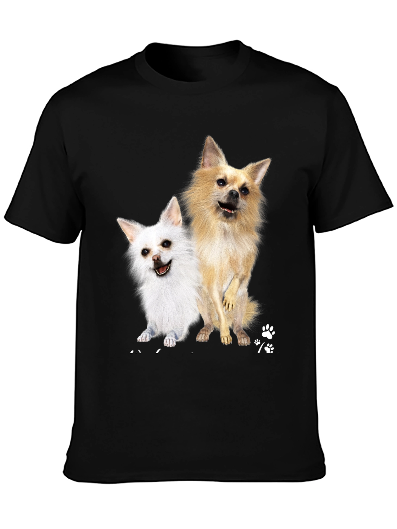 Black Dog Lover T-Shirt: Cute Chihuahua Design view 3