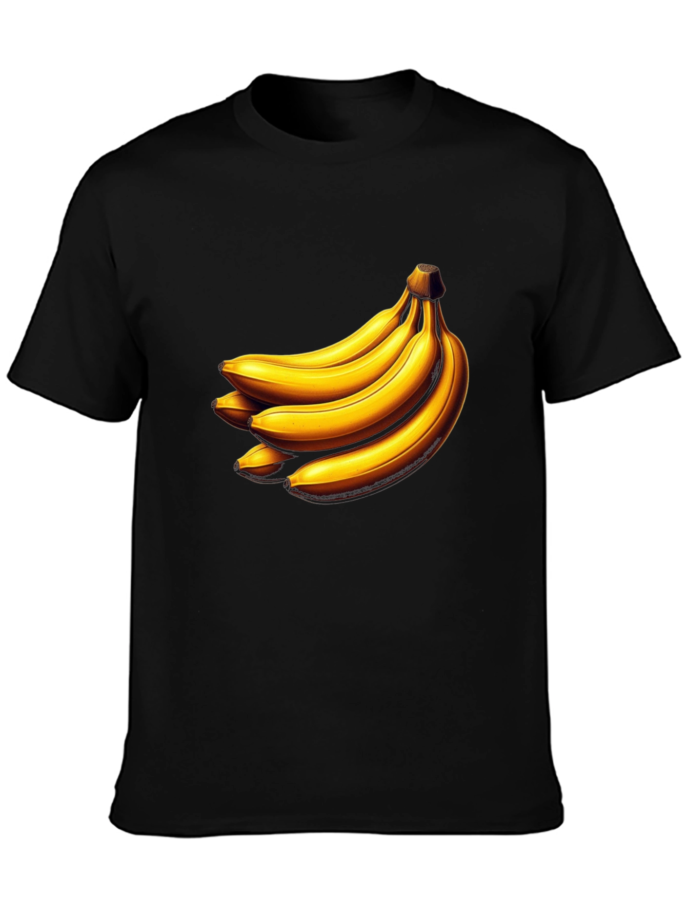 Black Banana Graphic Tee - Unique Fruit Design view 3