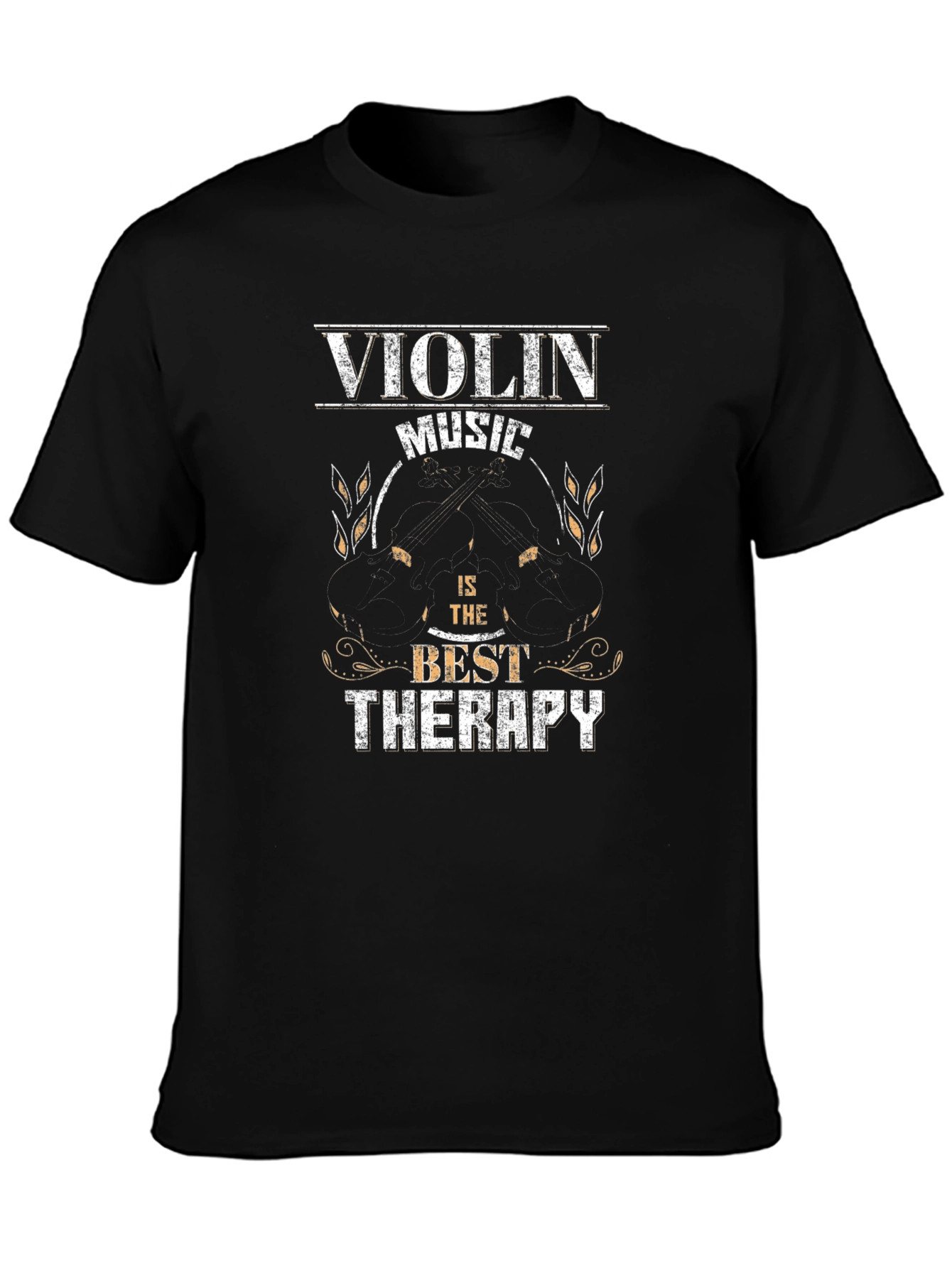 Black Violin Music Therapy T-Shirt - Musician Tee view 3