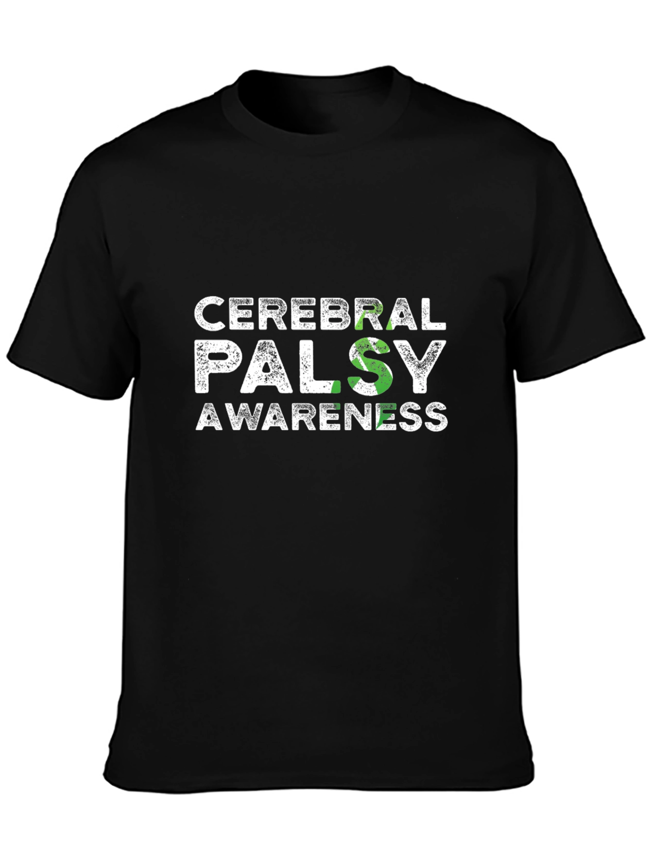 Black Cerebral Palsy Awareness T-Shirt - Unisex view 3