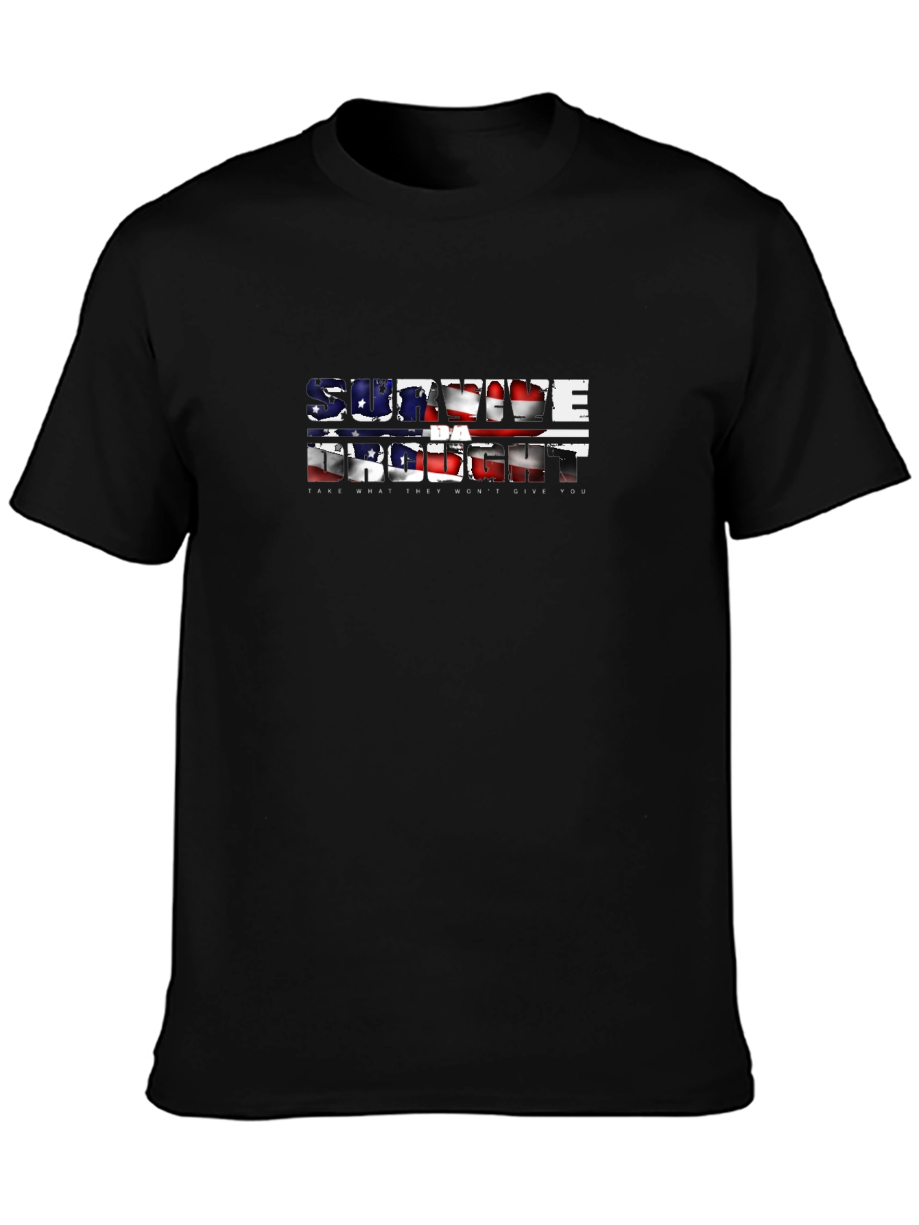 Black Savage Right American Flag T-Shirt view 3