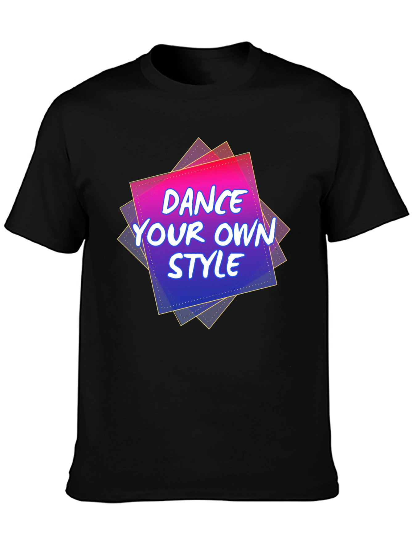 Black Dance Your Own Style Graphic Tee view 3