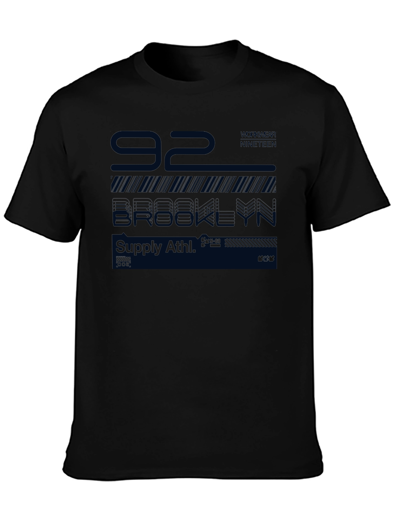 Black Brooklyn 92 Men's Graphic Tee - Athletic Supply view 3