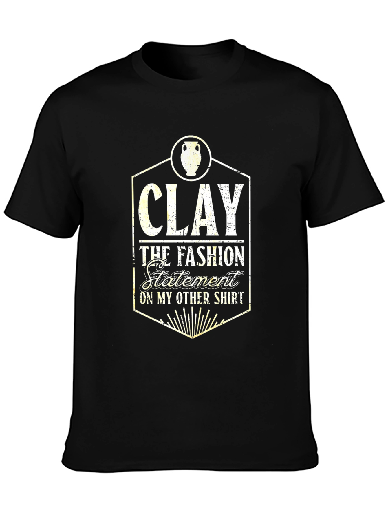 Black Clay The Fashion Statement Graphic Tee view 3