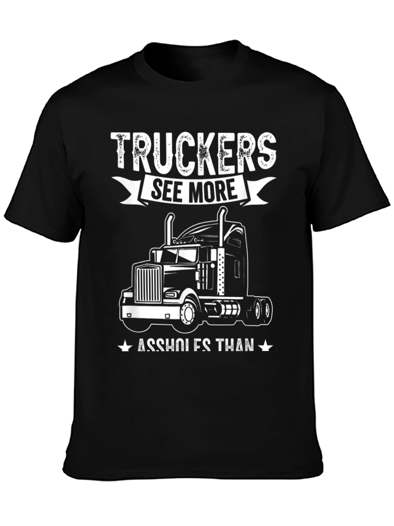 Black Truckers See More T-Shirt view 3