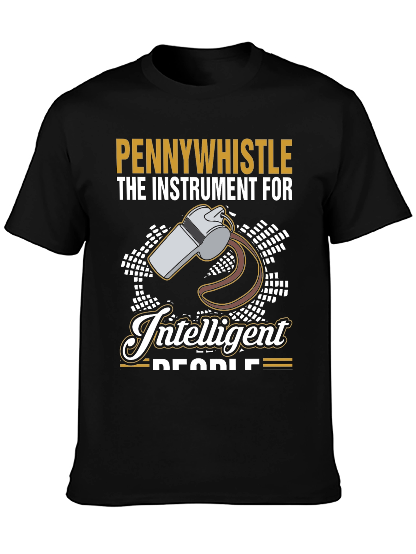Black Pennywhistle Intelligent People Graphic Tee view 3