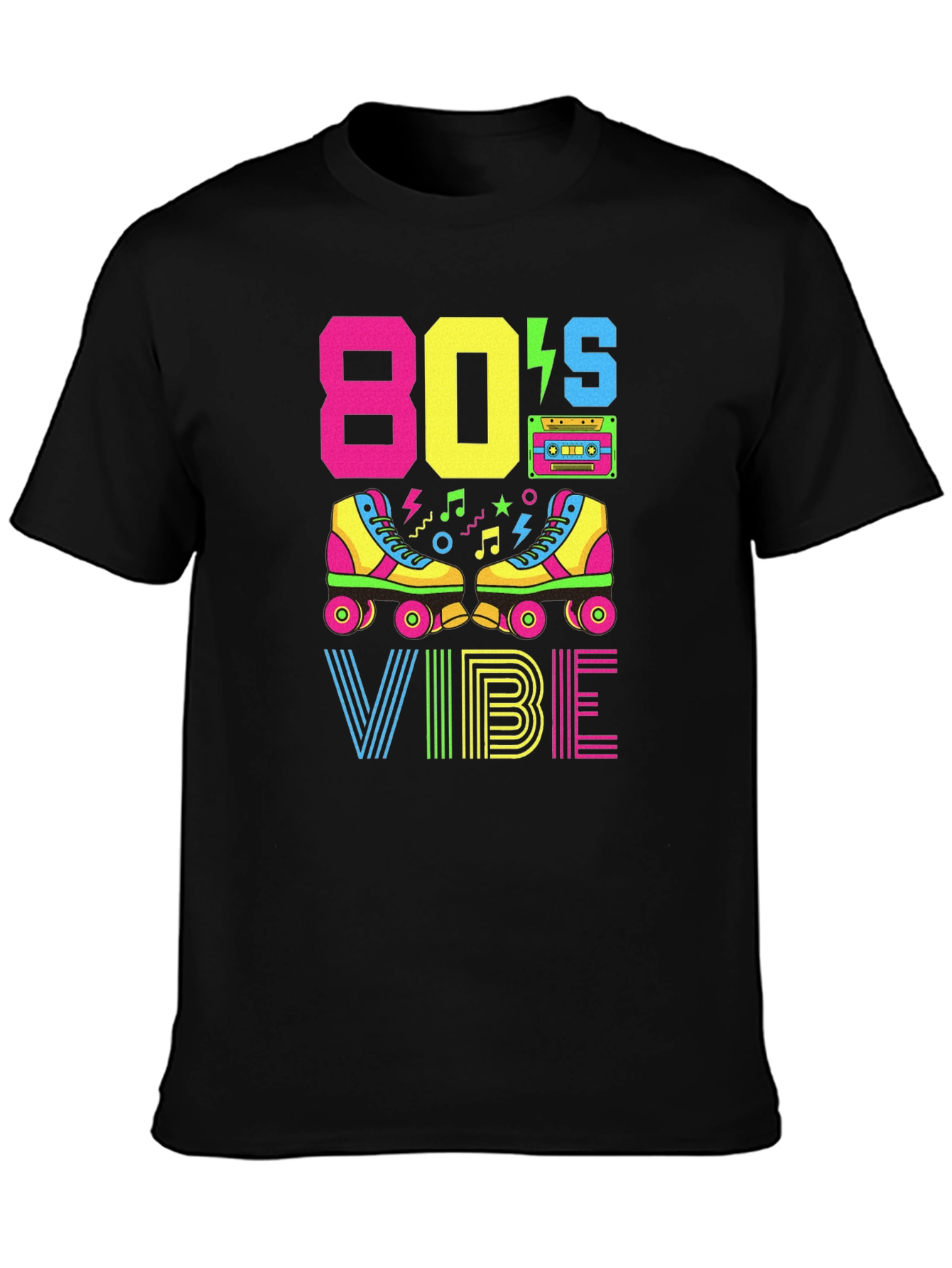 Retro 80's Vibe Graphic T-Shirt - 3