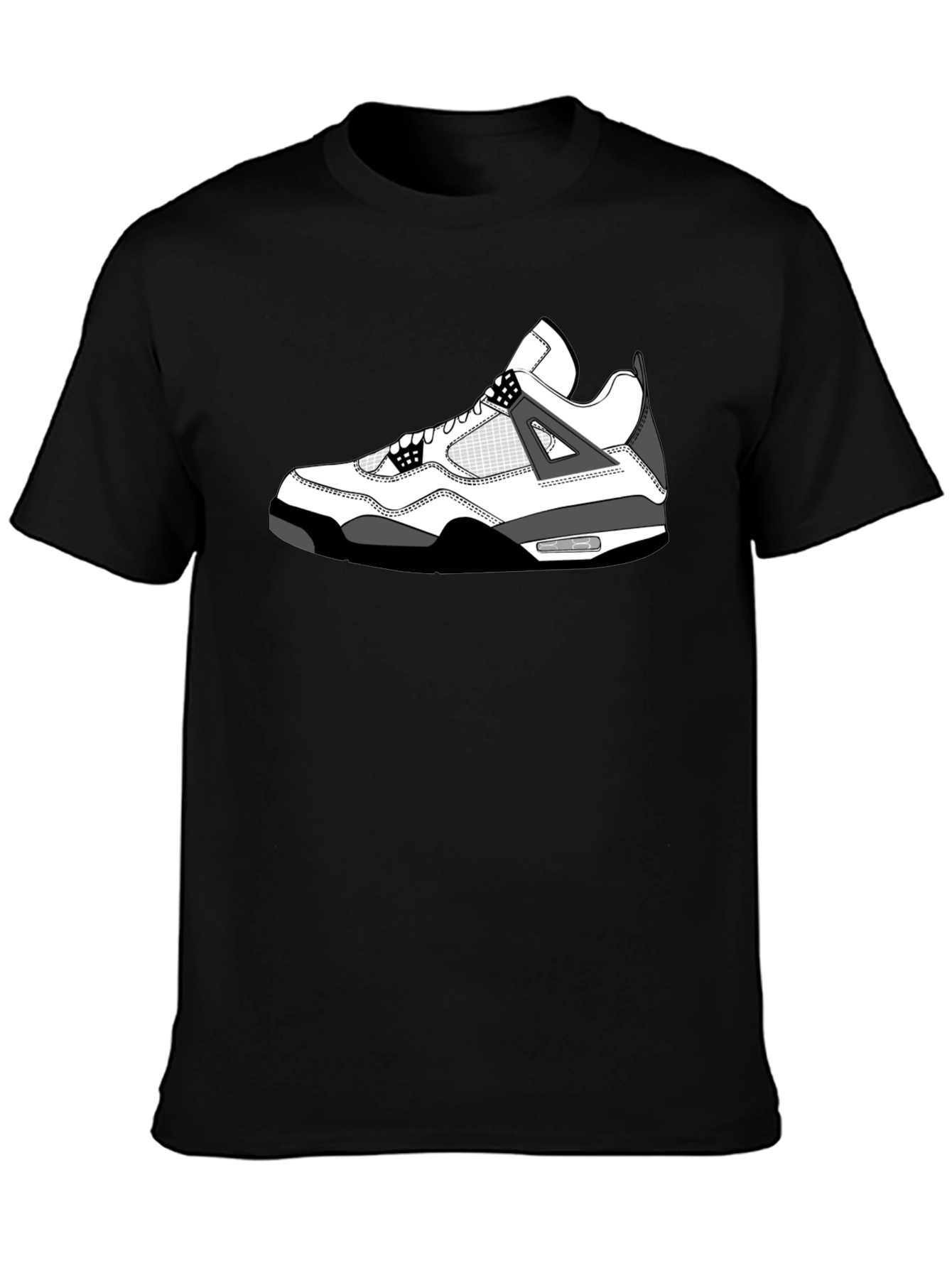 Sneaker Graphic T-Shirt - Black - 3