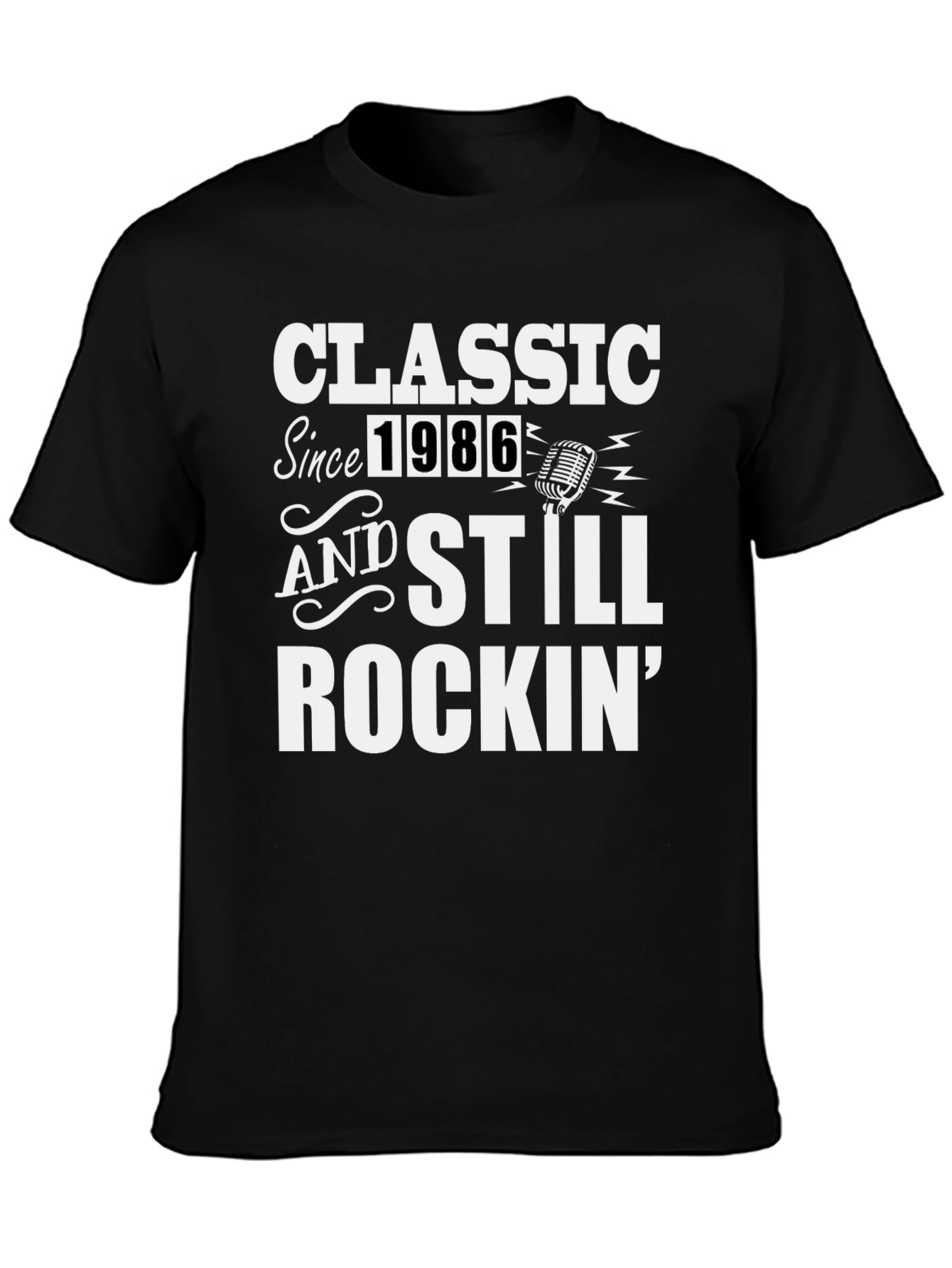 Black Classic Since 1986 Men's T-Shirt view 3