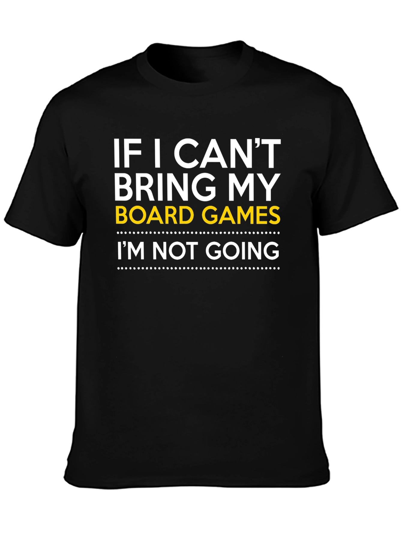 Black Board Games Graphic T-Shirt - Gamer Apparel view 3