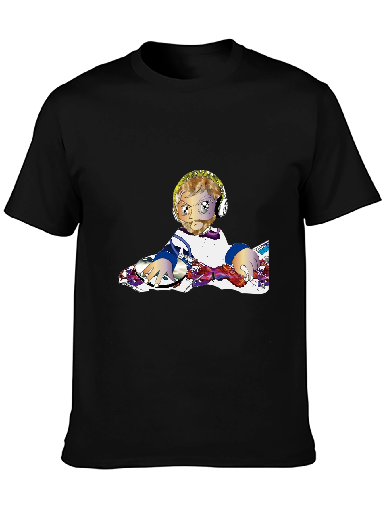 DJ Anime Graphic T-Shirt - 3