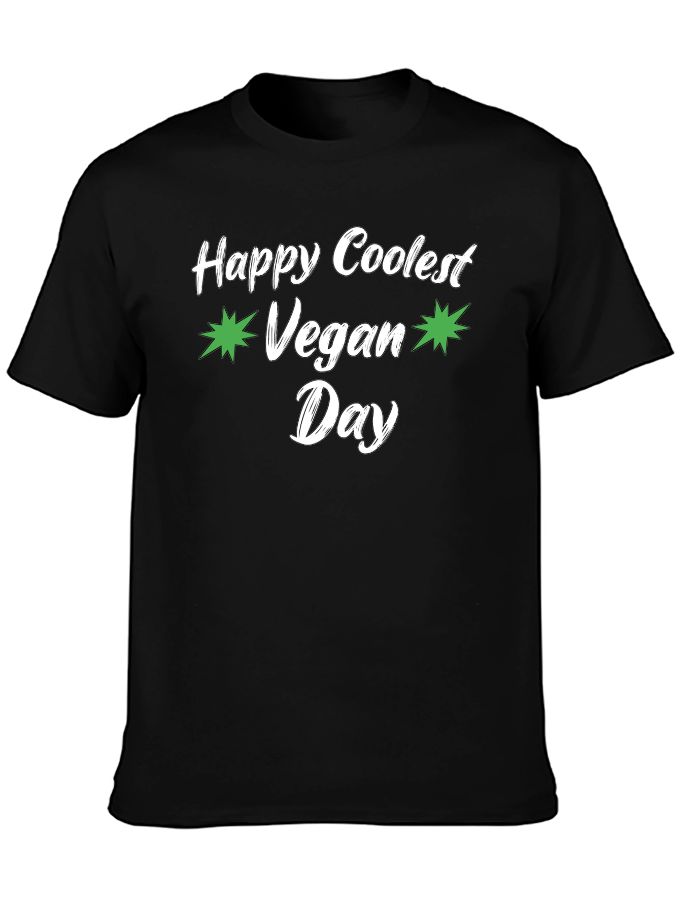 Happy Coolest Vegan Day T-Shirt - 3
