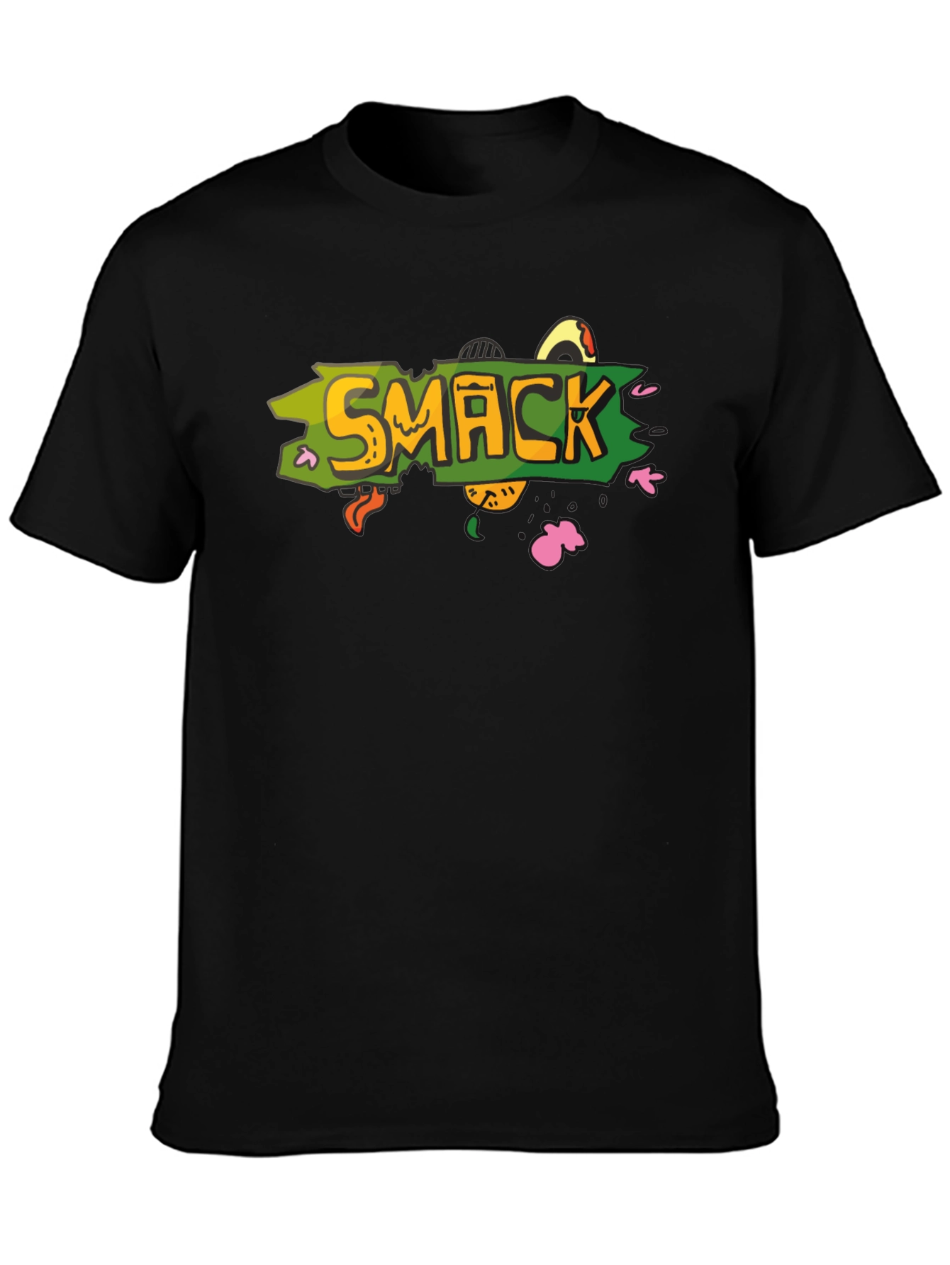 Black Smack Graphic Tee - Bold & Unique! view 3