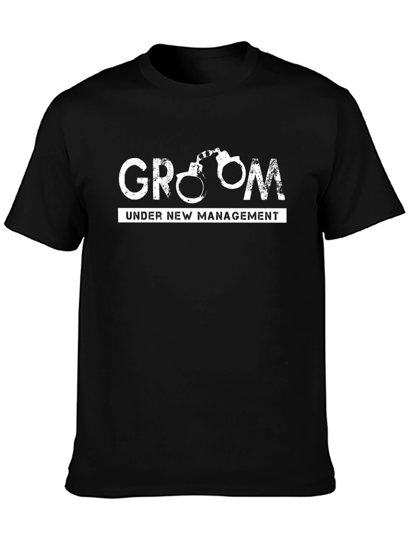 Black Groom Under New Management T-Shirt view 3