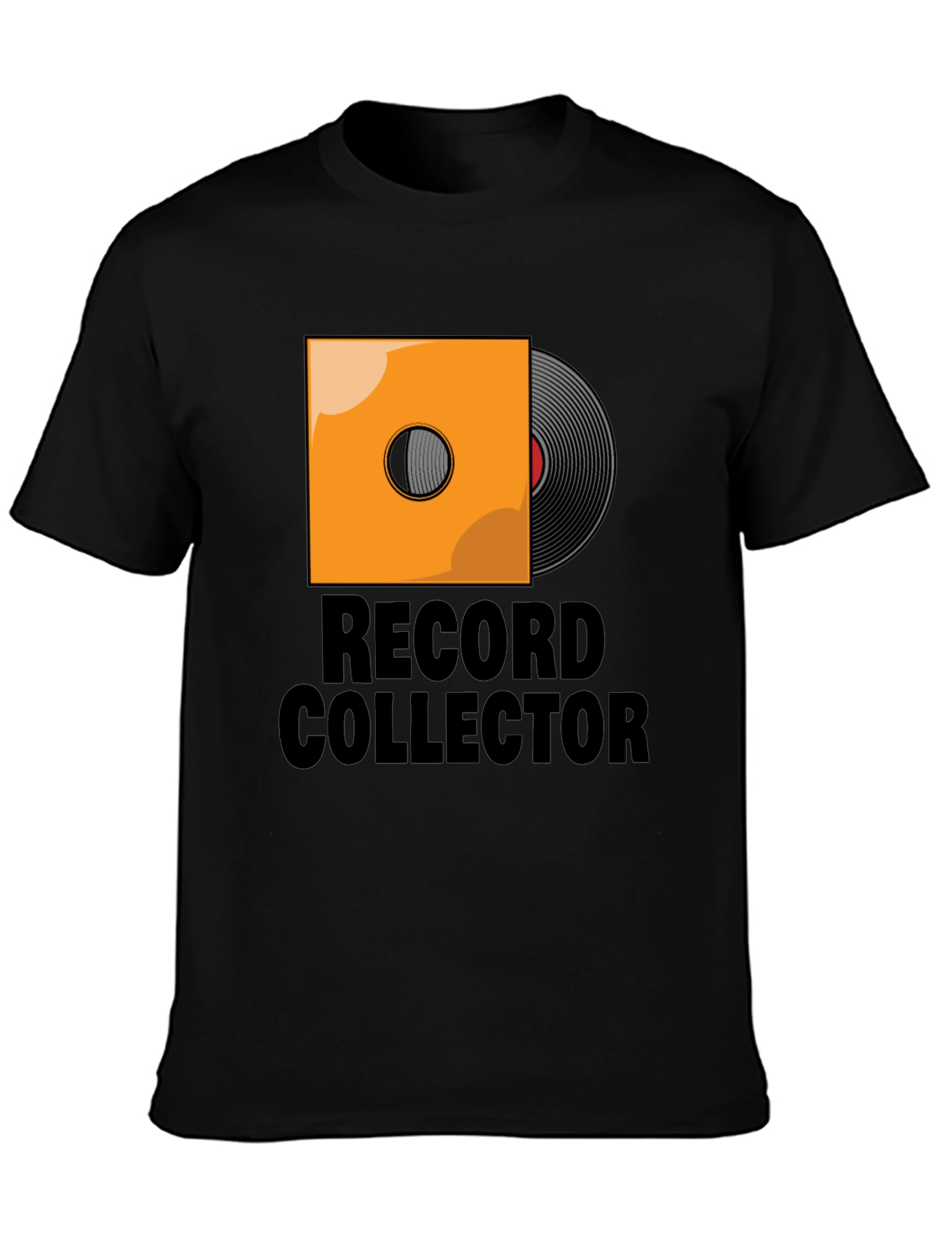 Black Record Collector T-Shirt view 3